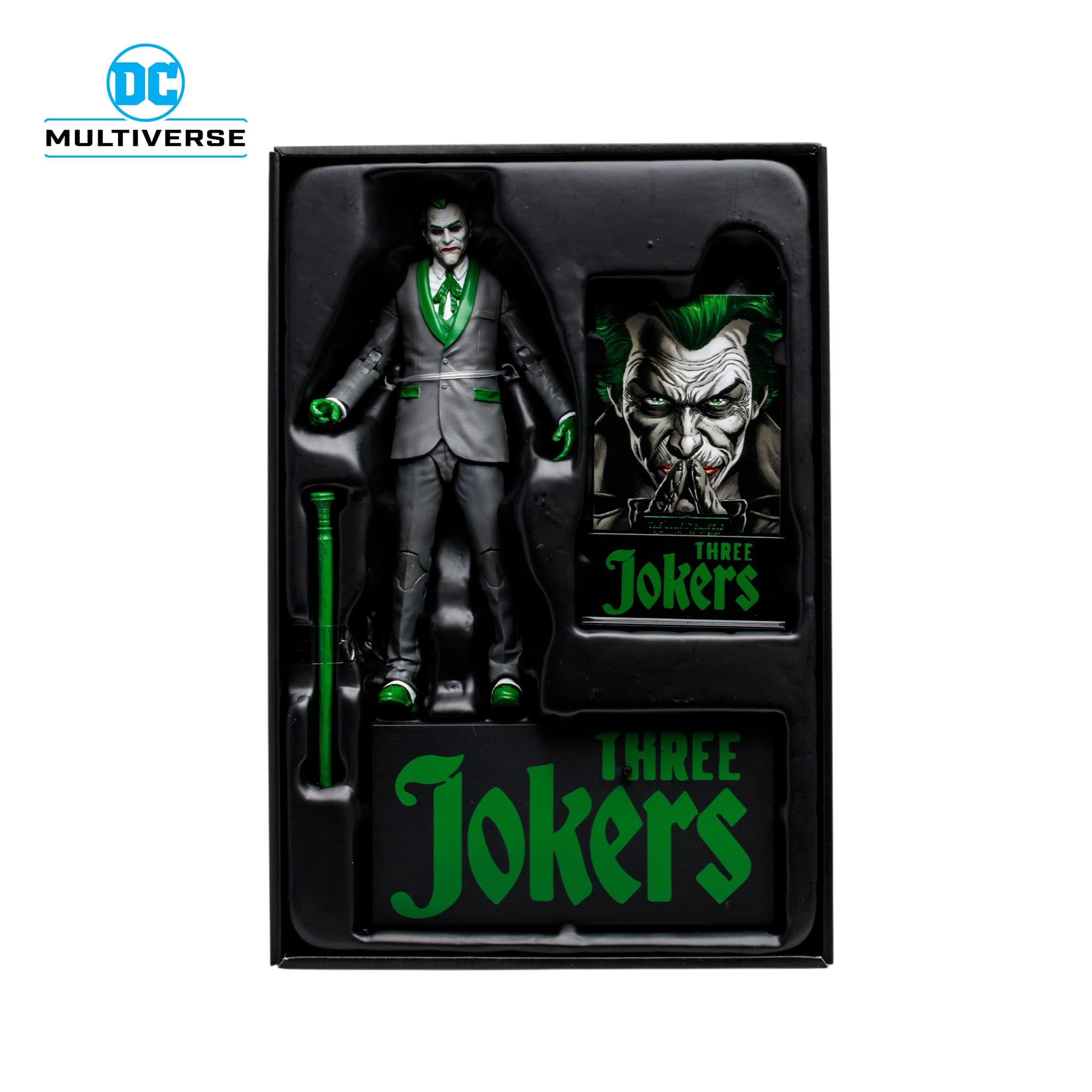 DC Multiverse Batman: Three Jokers Action Figure | Joker BW Accent Edition