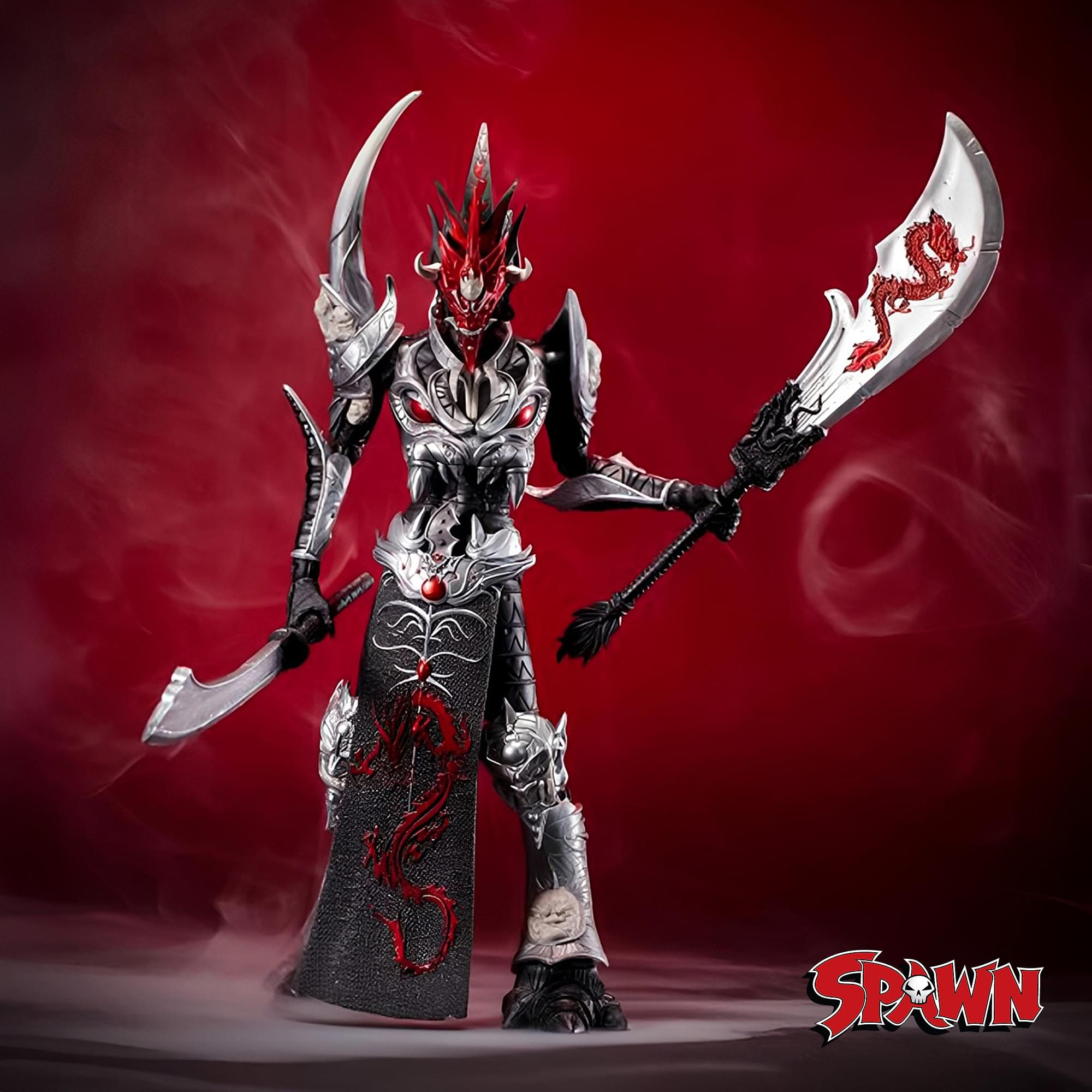 Spawn Universe Action Figure | Mandarin Spawn BW Accent Edition