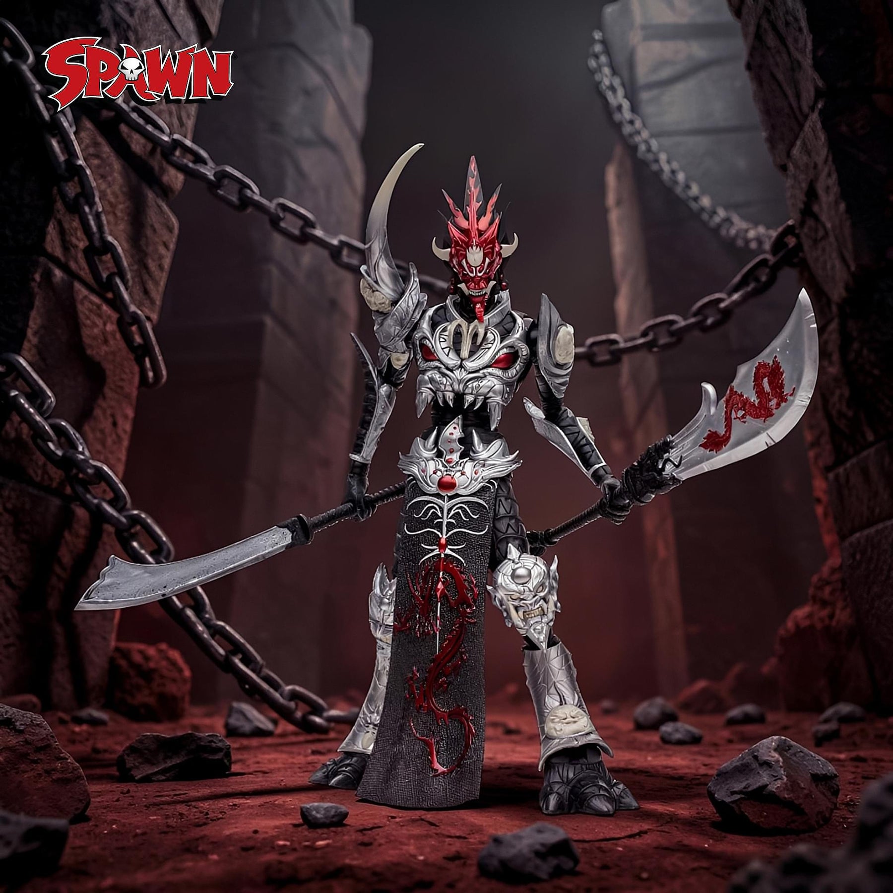 Spawn Universe Action Figure | Mandarin Spawn BW Accent Edition