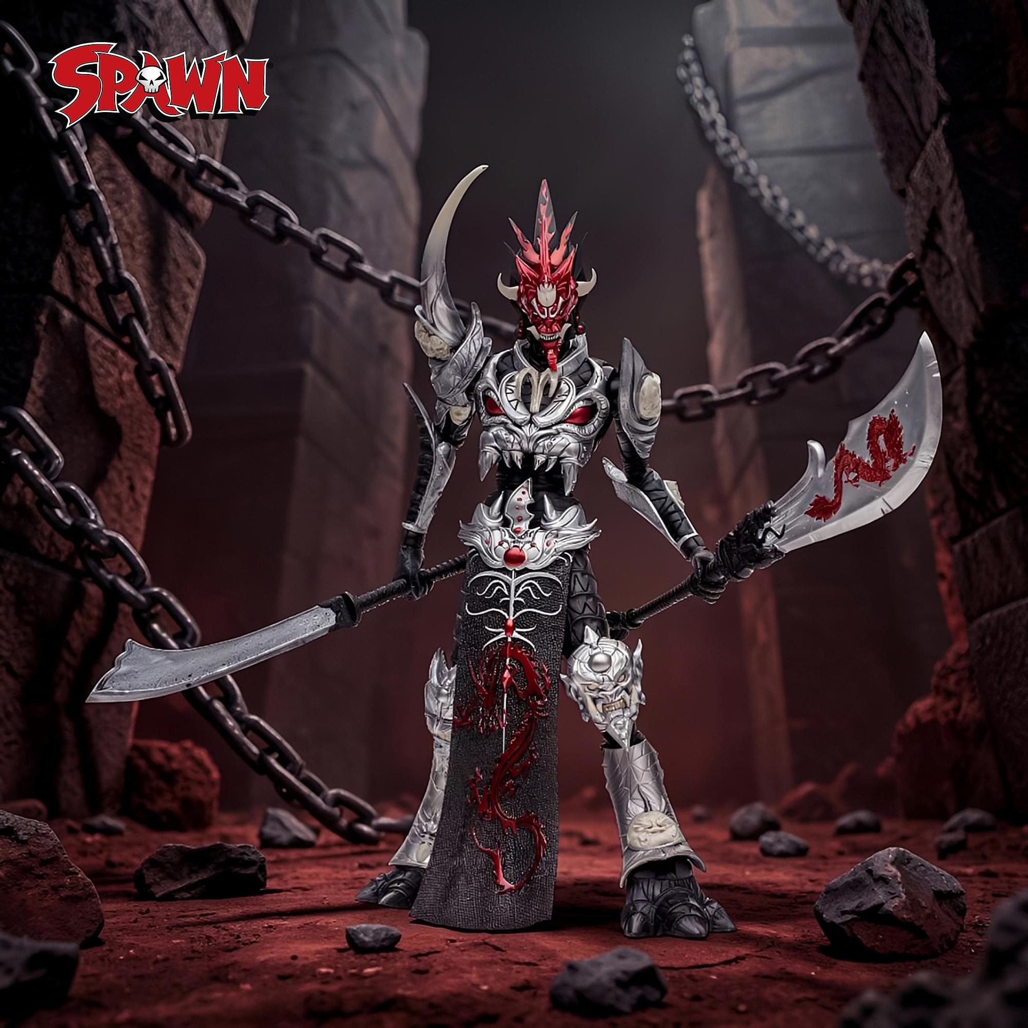 Spawn Universe Action Figure | Mandarin Spawn BW Accent Edition