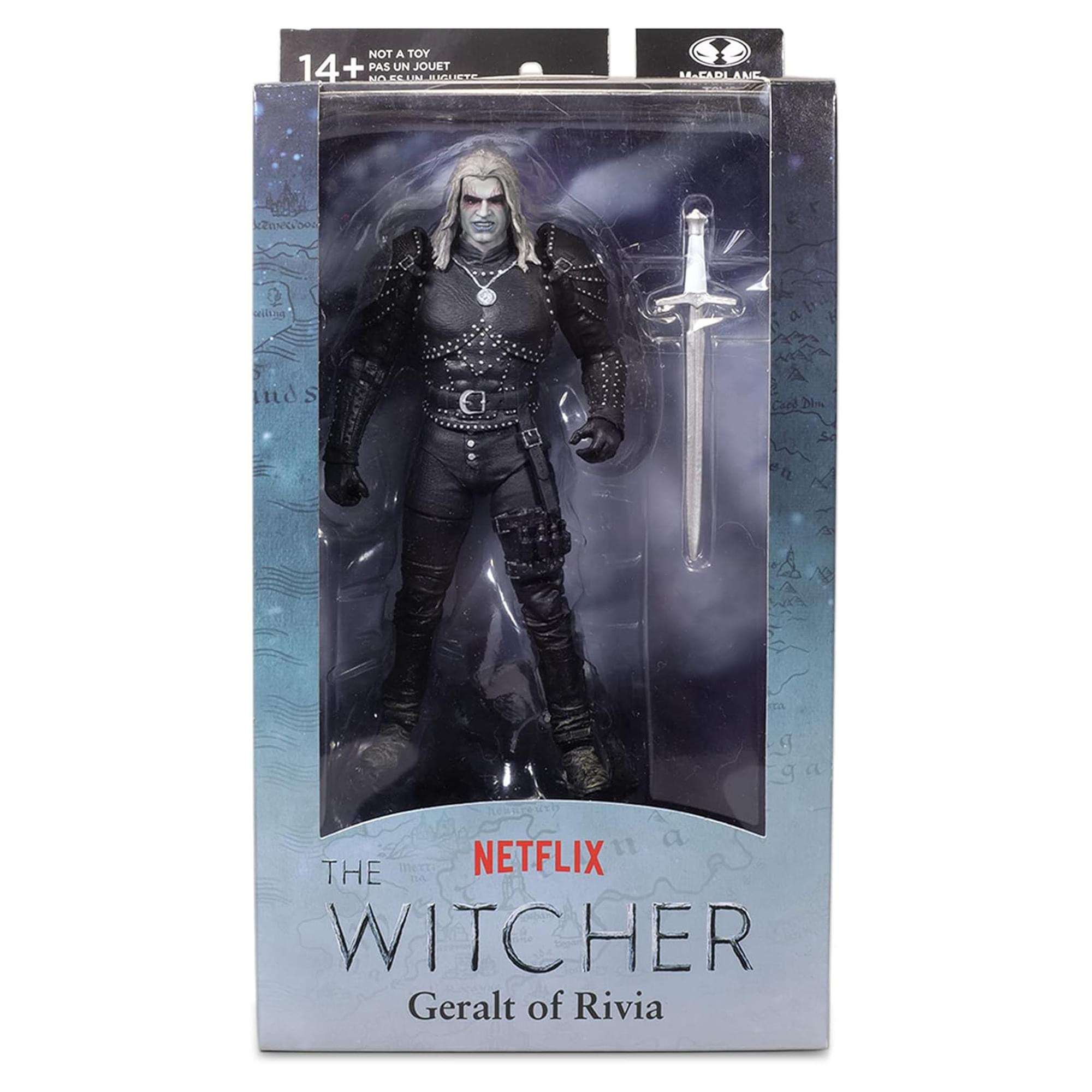The Witcher Netflix 7-Inch Scale Action Figure | Geralt of Rivia in Witcher Mode