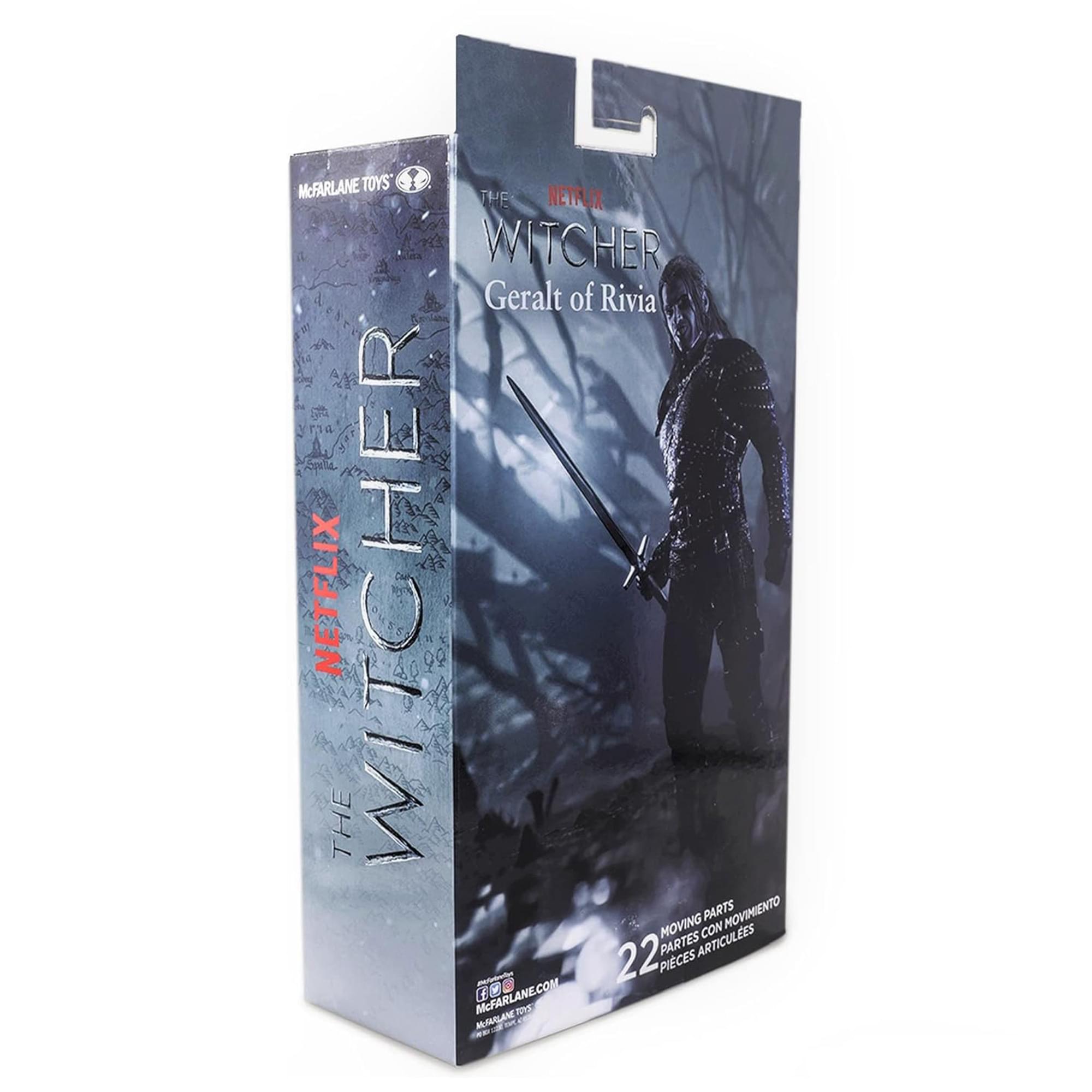 The Witcher Netflix 7-Inch Scale Action Figure | Geralt of Rivia in Witcher Mode