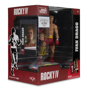 Rocky Movie Maniacs 6 Inch Posed Figure | Ivan Drago (Rocky IV)
