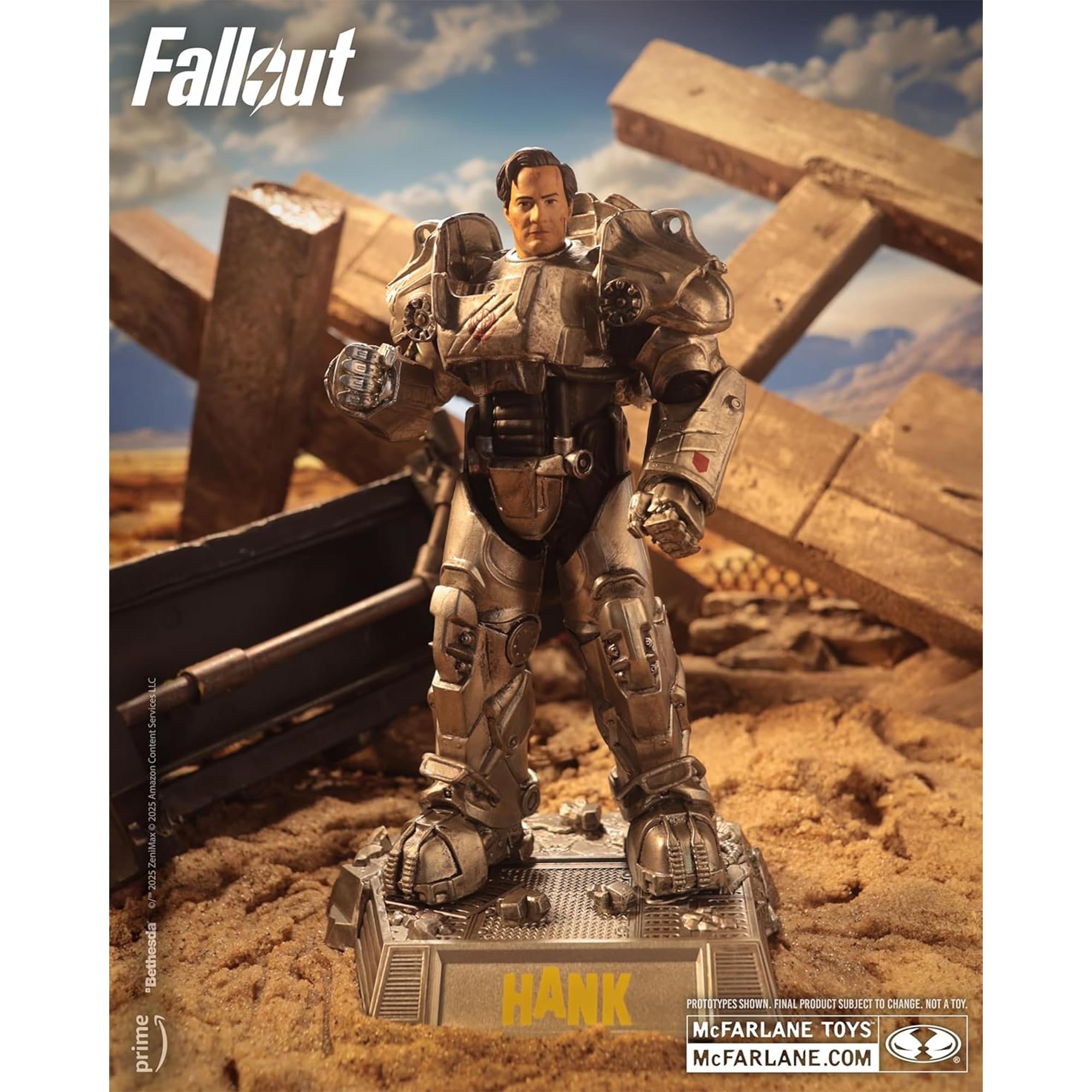 Fallout Movie Maniacs 6 Inch Posed Figure | Hank MacLean
