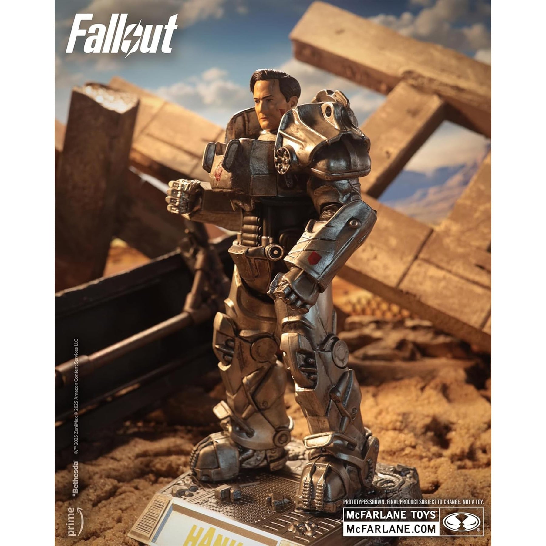 Fallout Movie Maniacs 6 Inch Posed Figure | Hank MacLean