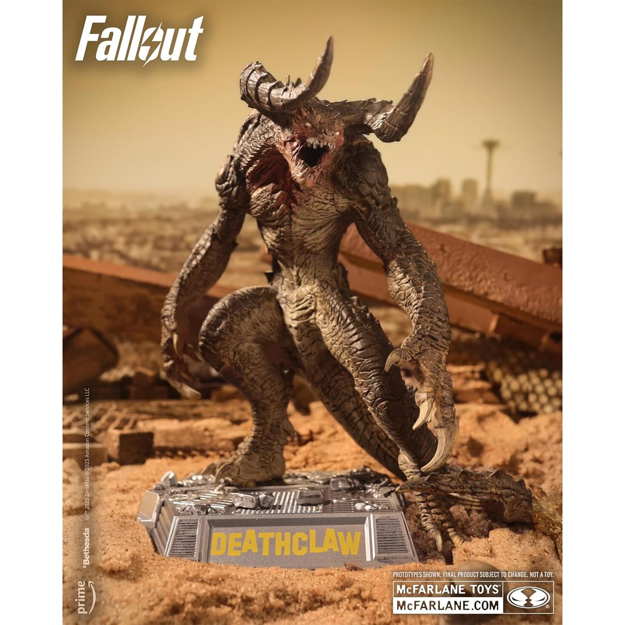 Fallout Movie Maniacs 6 Inch Posed Figure | Deathclaw