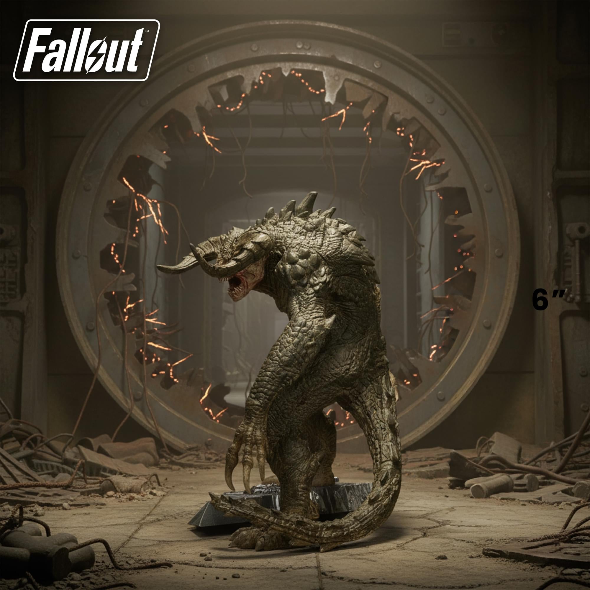 Fallout Movie Maniacs 6 Inch Posed Figure | Deathclaw