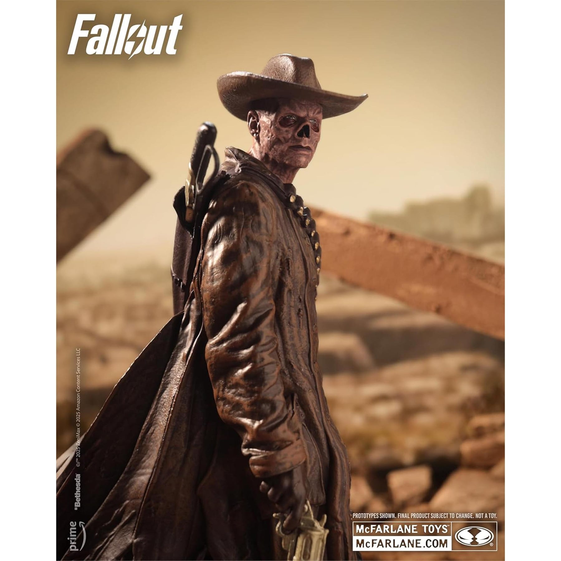 Fallout Movie Maniacs 6 Inch Posed Figure | The Ghoul