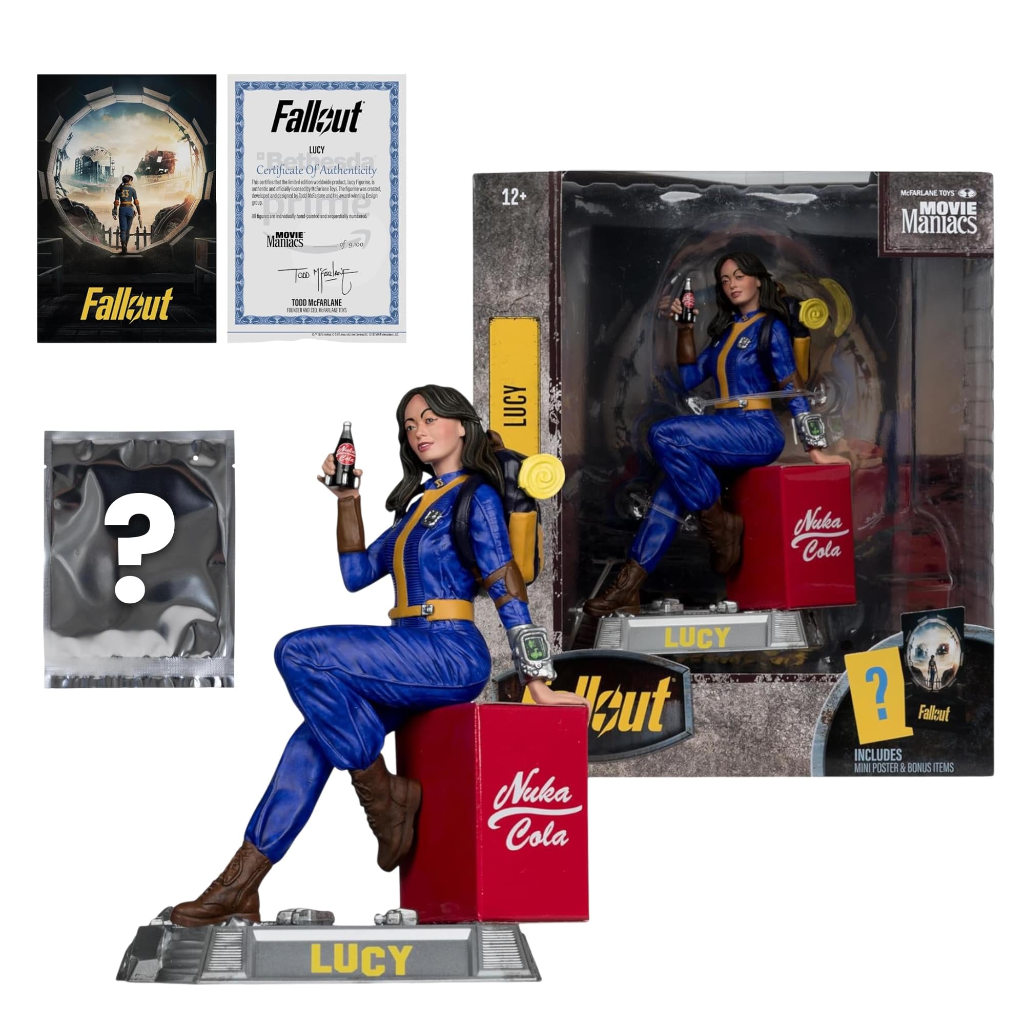 Fallout Movie Maniacs 6 Inch Posed Figure | Lucy