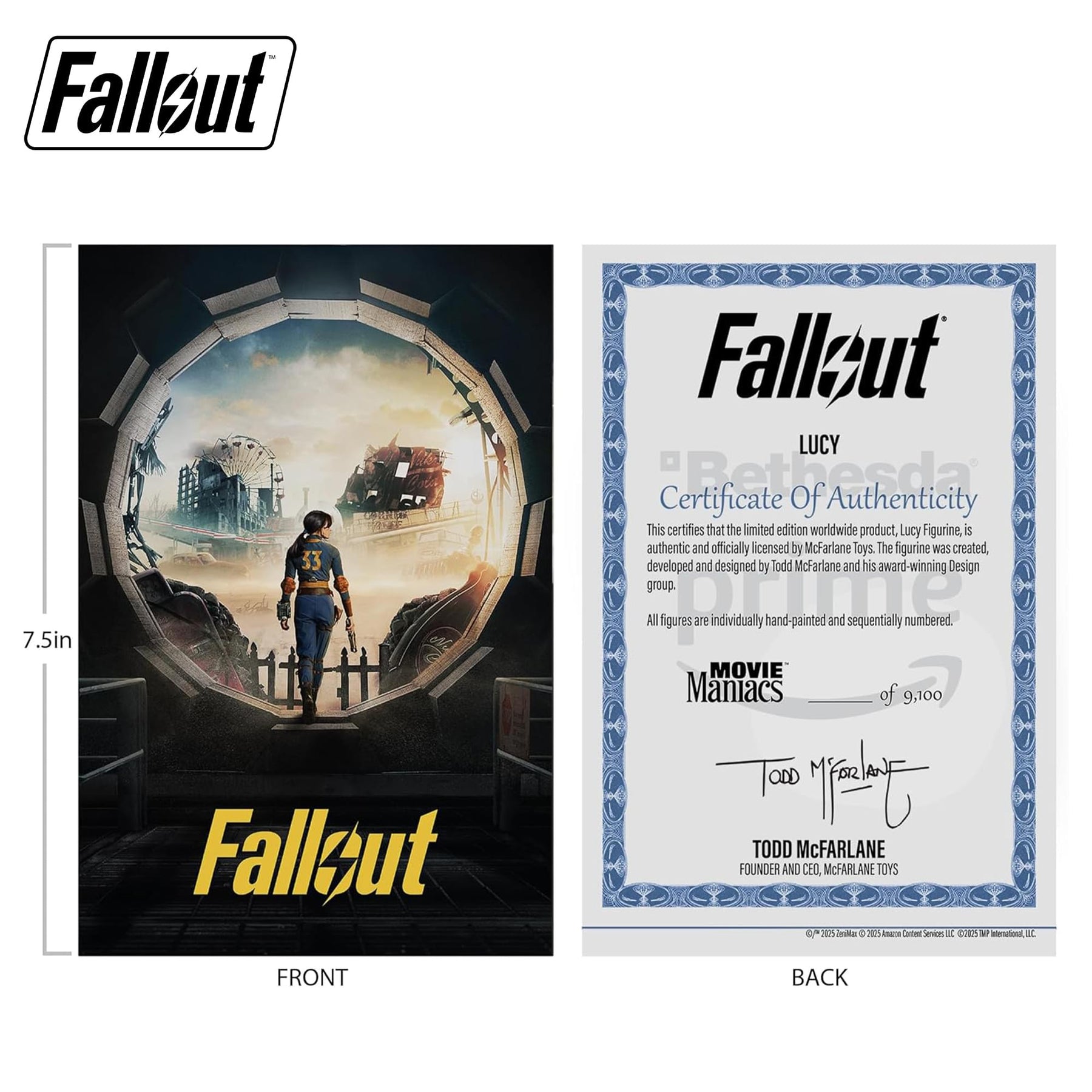 Fallout Movie Maniacs 6 Inch Posed Figure | Lucy