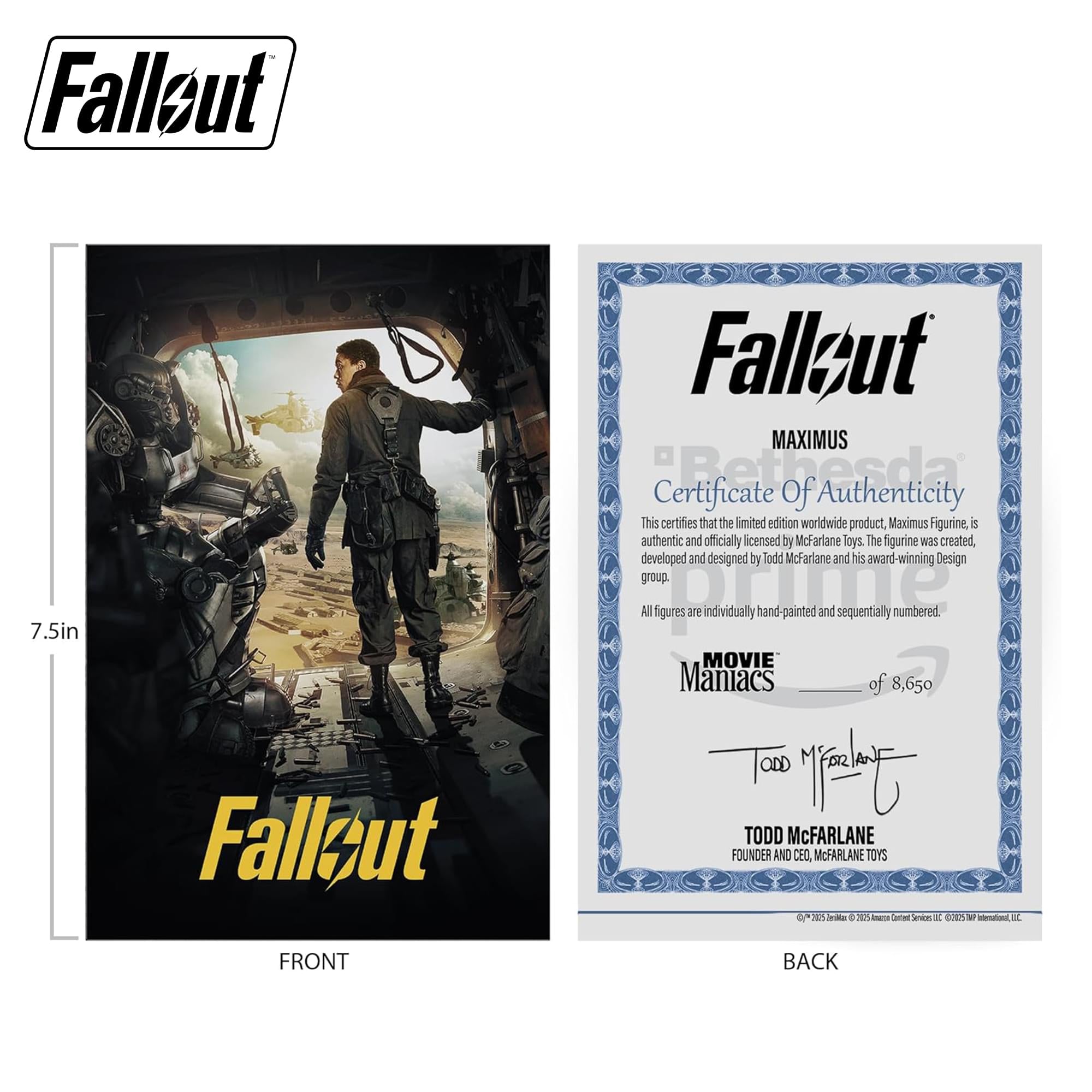 Fallout Movie Maniacs 6 Inch Posed Figure | Maximus