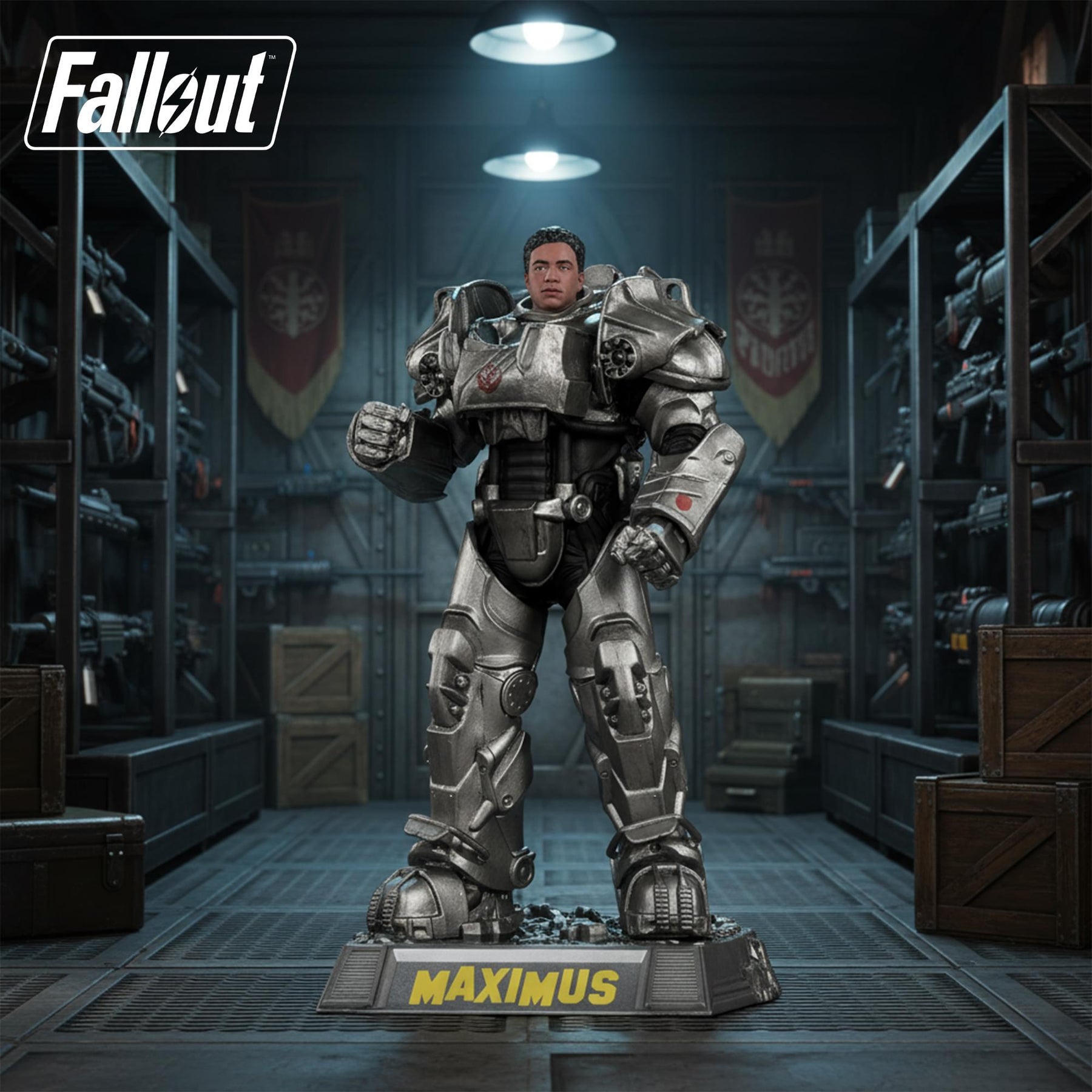 Fallout Movie Maniacs 6 Inch Posed Figure | Maximus