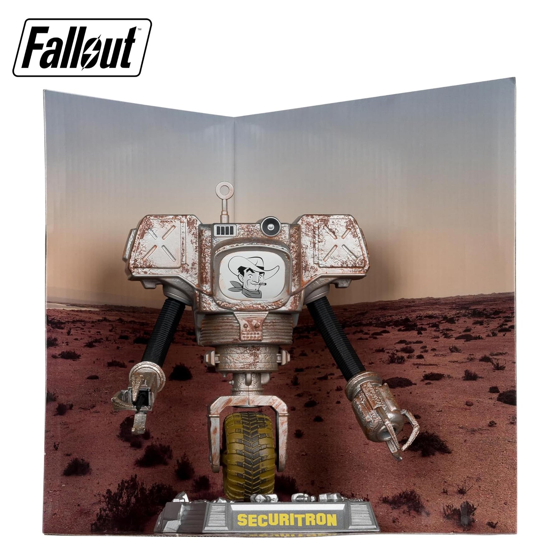Fallout Movie Maniacs 6 Inch Posed Figure | Securitron