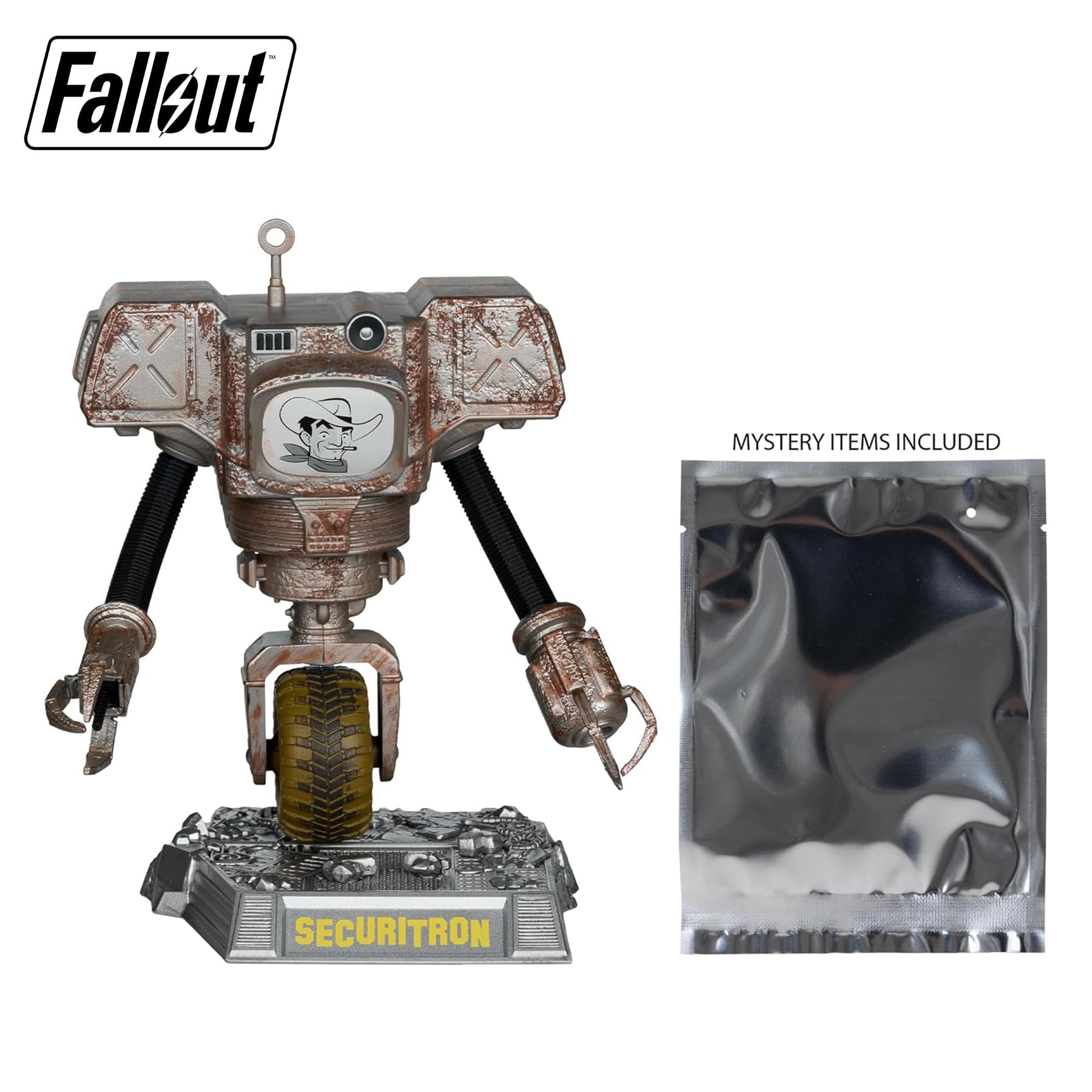 Fallout Movie Maniacs 6 Inch Posed Figure | Securitron