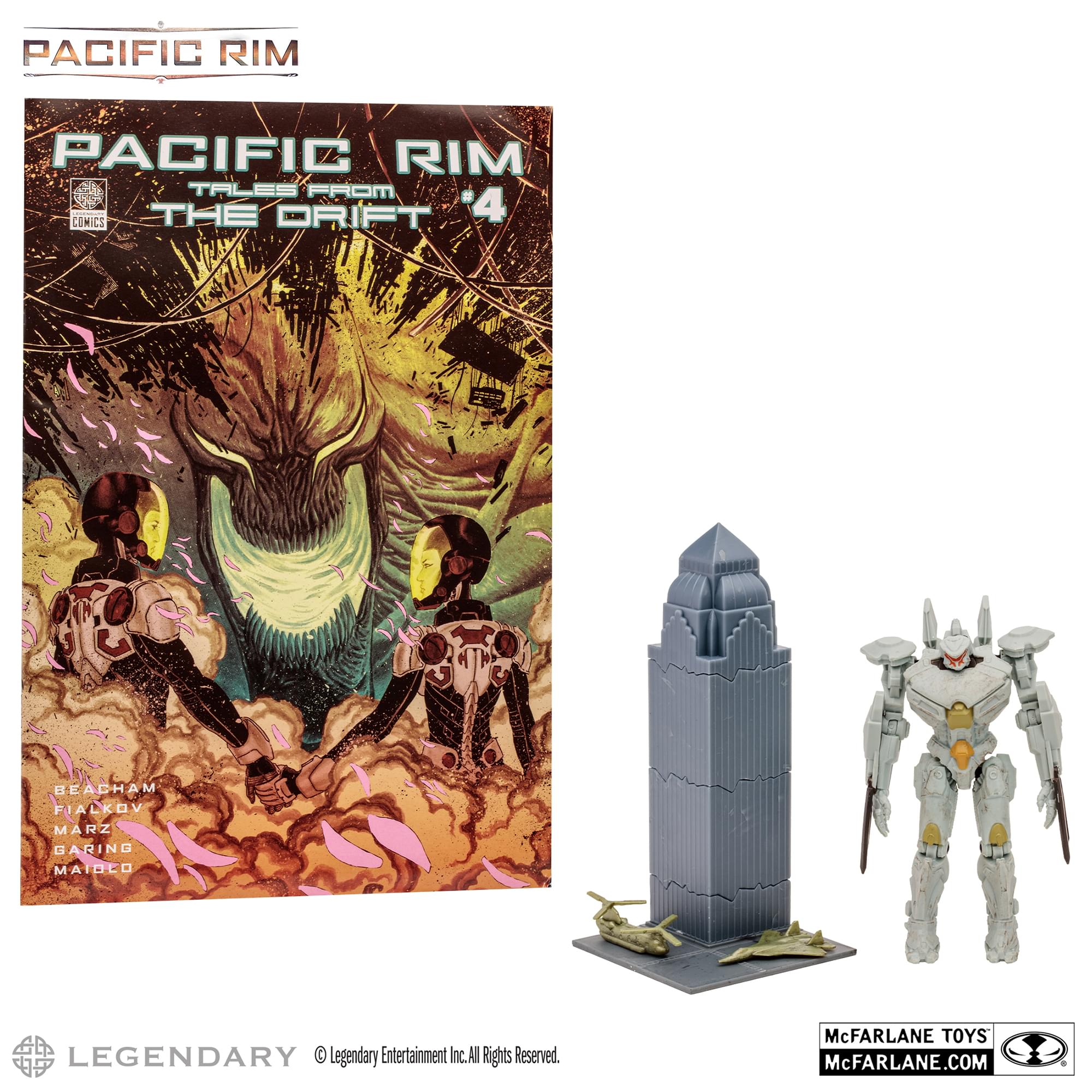 Pacific Rim 4 Inch Figure with Comic | Striker Eureka