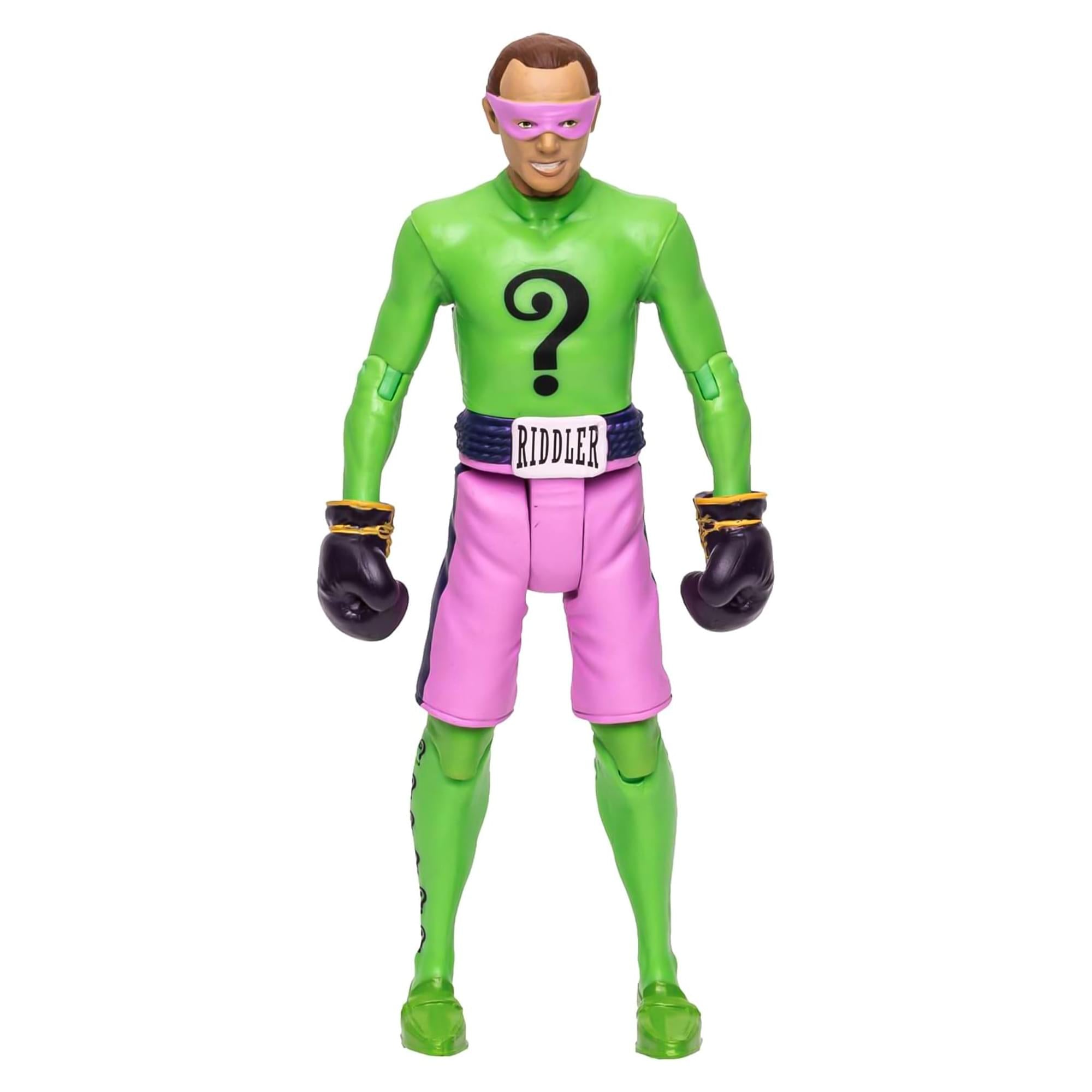 DC Batman 1966 TV Series 5 Inch Action Figure | Riddler Boxing