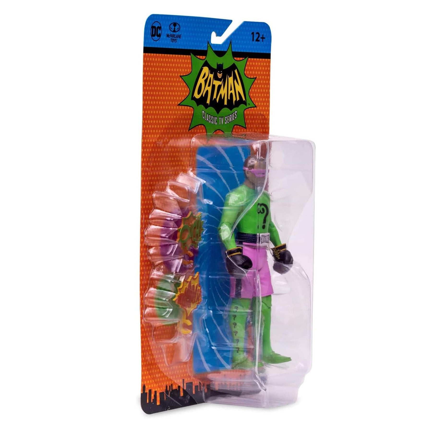 DC Batman 1966 TV Series 5 Inch Action Figure | Riddler Boxing
