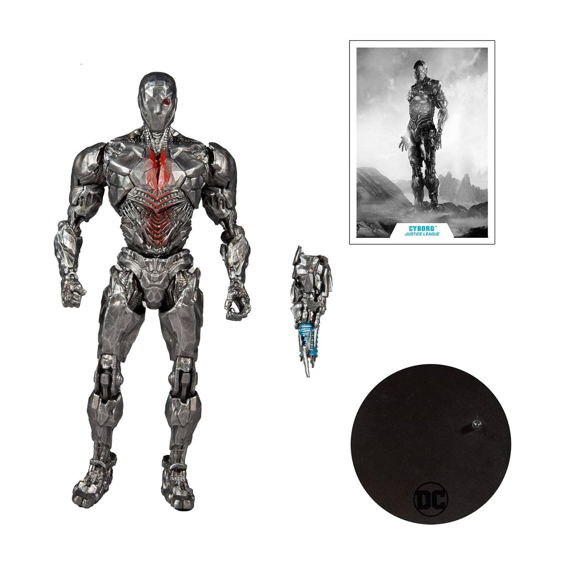 DC Comics  7 Inch Action Figure | Justice League Cyborg