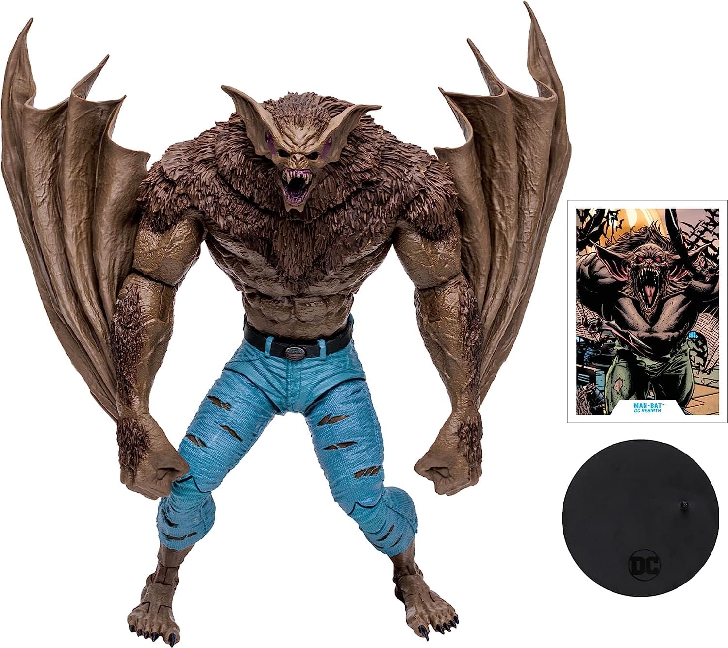 DC Megafig 9 Inch Action Figure | Man-Bat