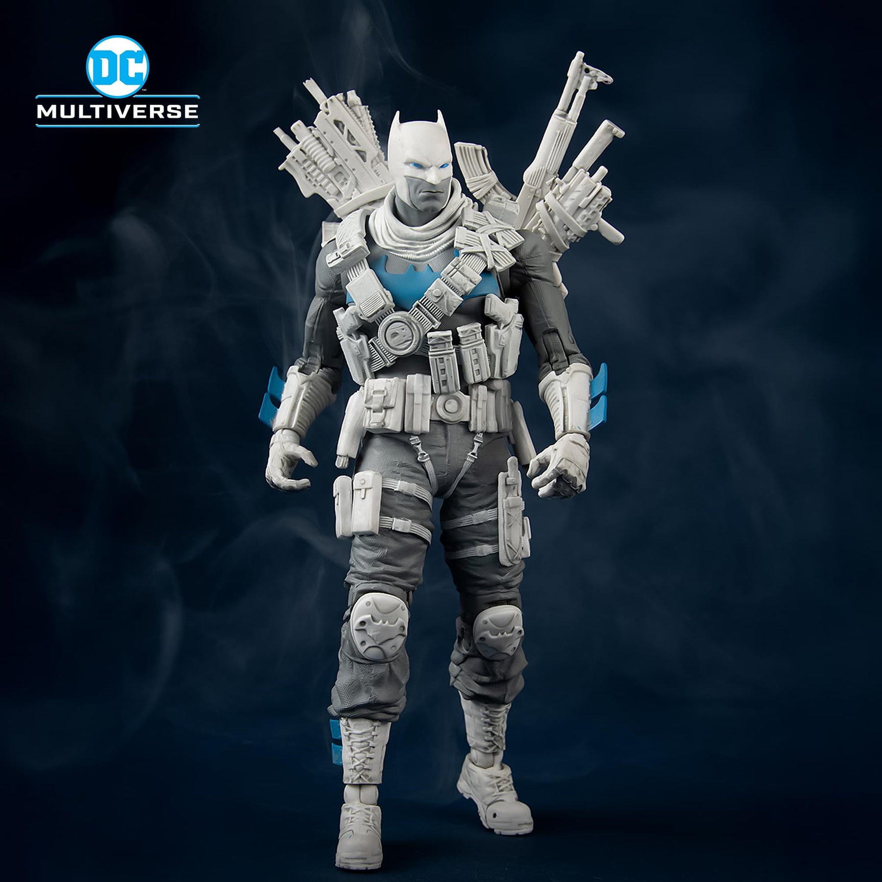 DC Multiverse Dark Nights: Metal Figure | The Grim Knight BW Accent Edition