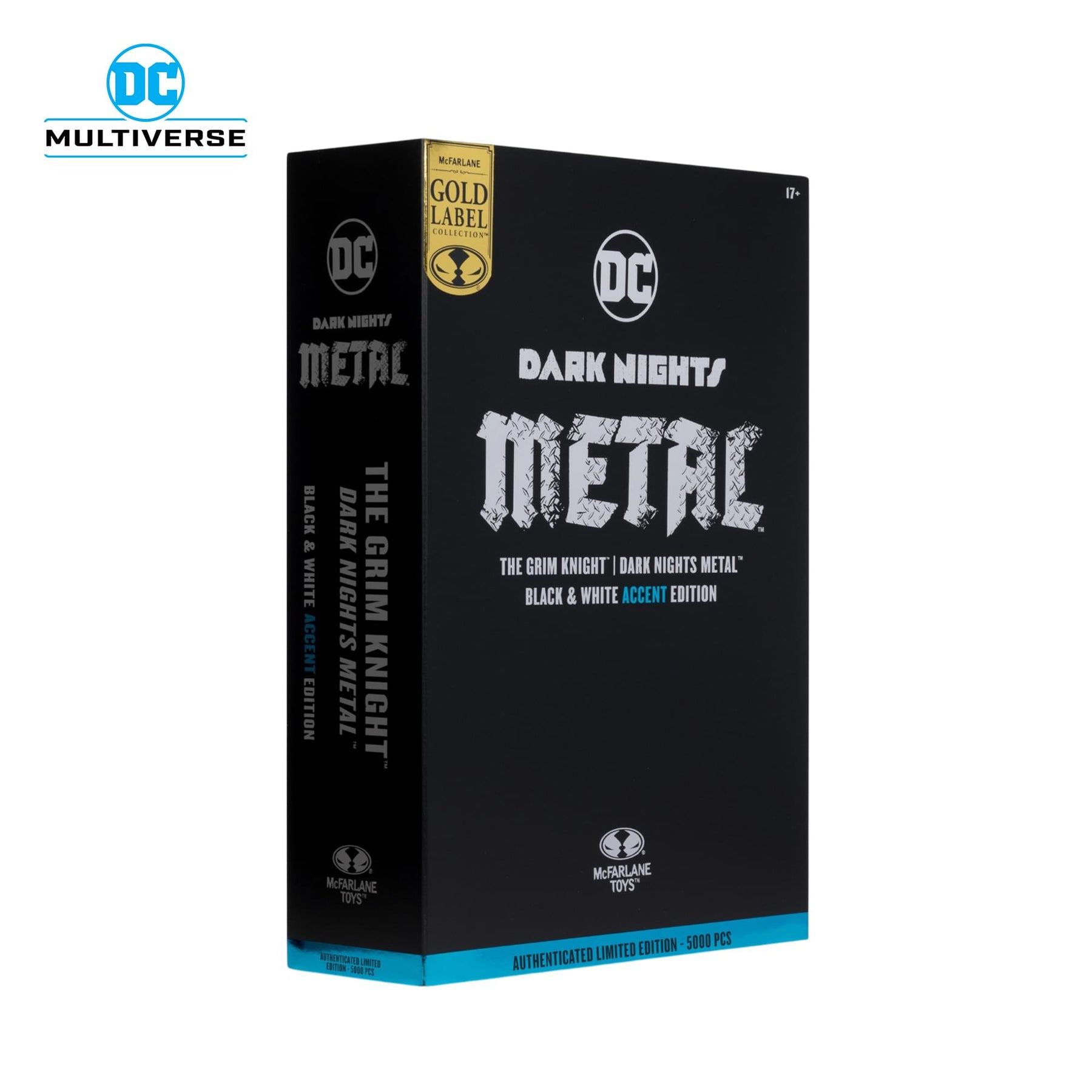 DC Multiverse Dark Nights: Metal Figure | The Grim Knight BW Accent Edition