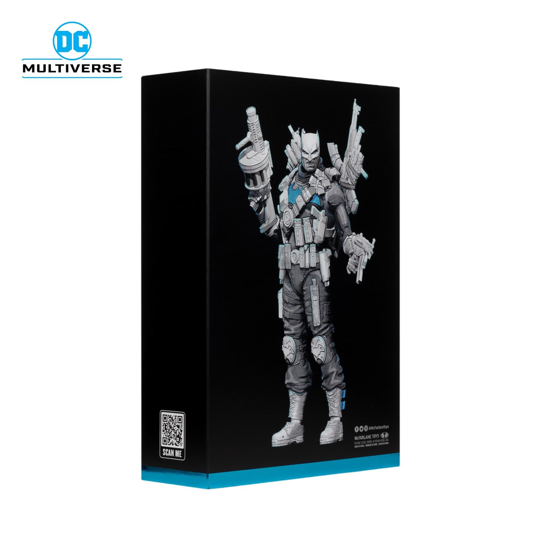 DC Multiverse Dark Nights: Metal Figure | The Grim Knight BW Accent Edition
