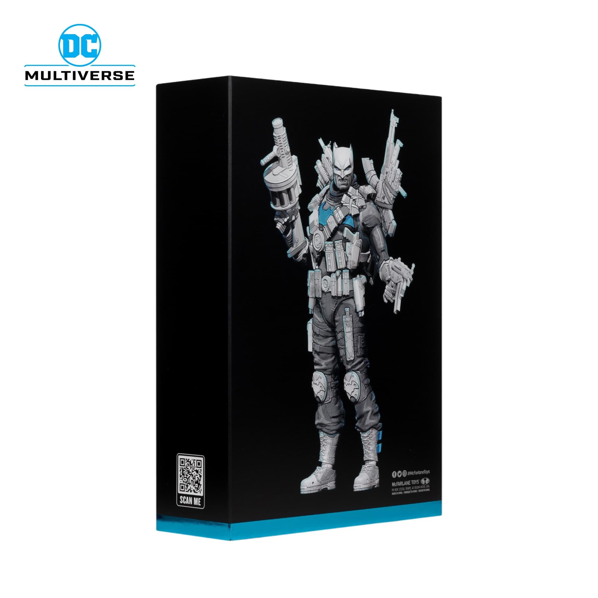DC Multiverse Dark Nights: Metal Figure | The Grim Knight BW Accent Edition
