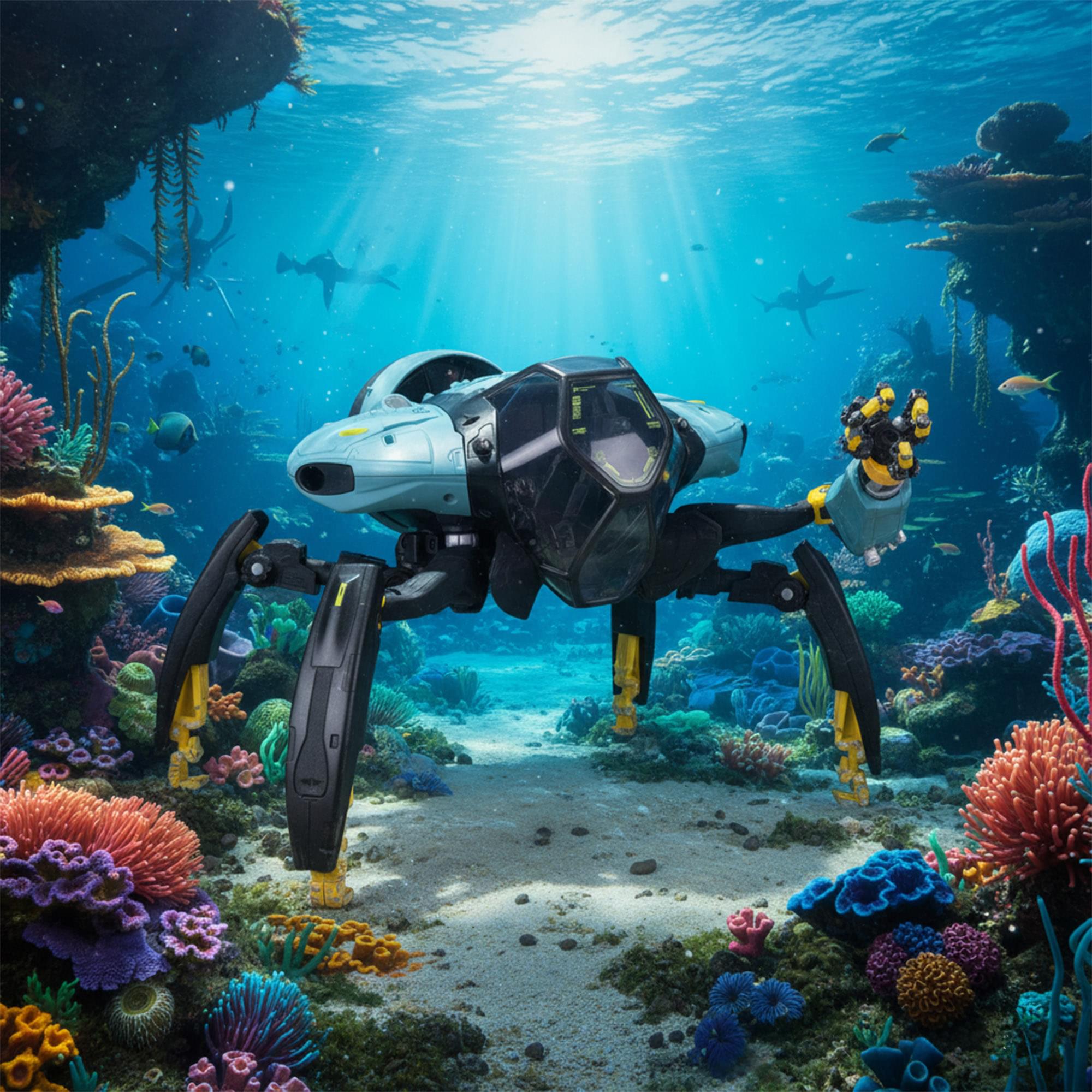 Avatar: The Way of Water Cet-Ops Crabsuit Mega Action Figure