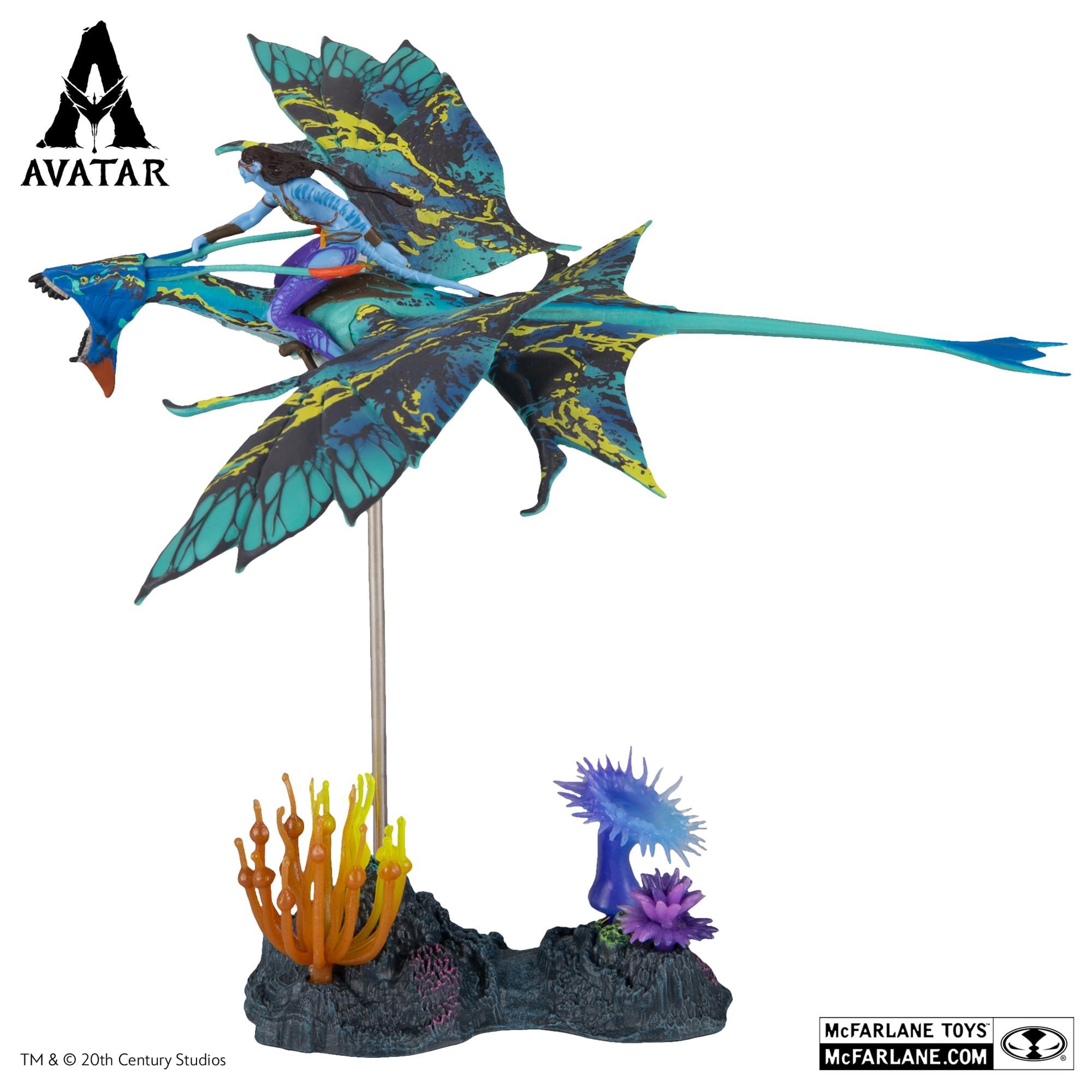 Avatar: The Way Of Water Banshee Rider Neytiri Deluxe Action Figure Set