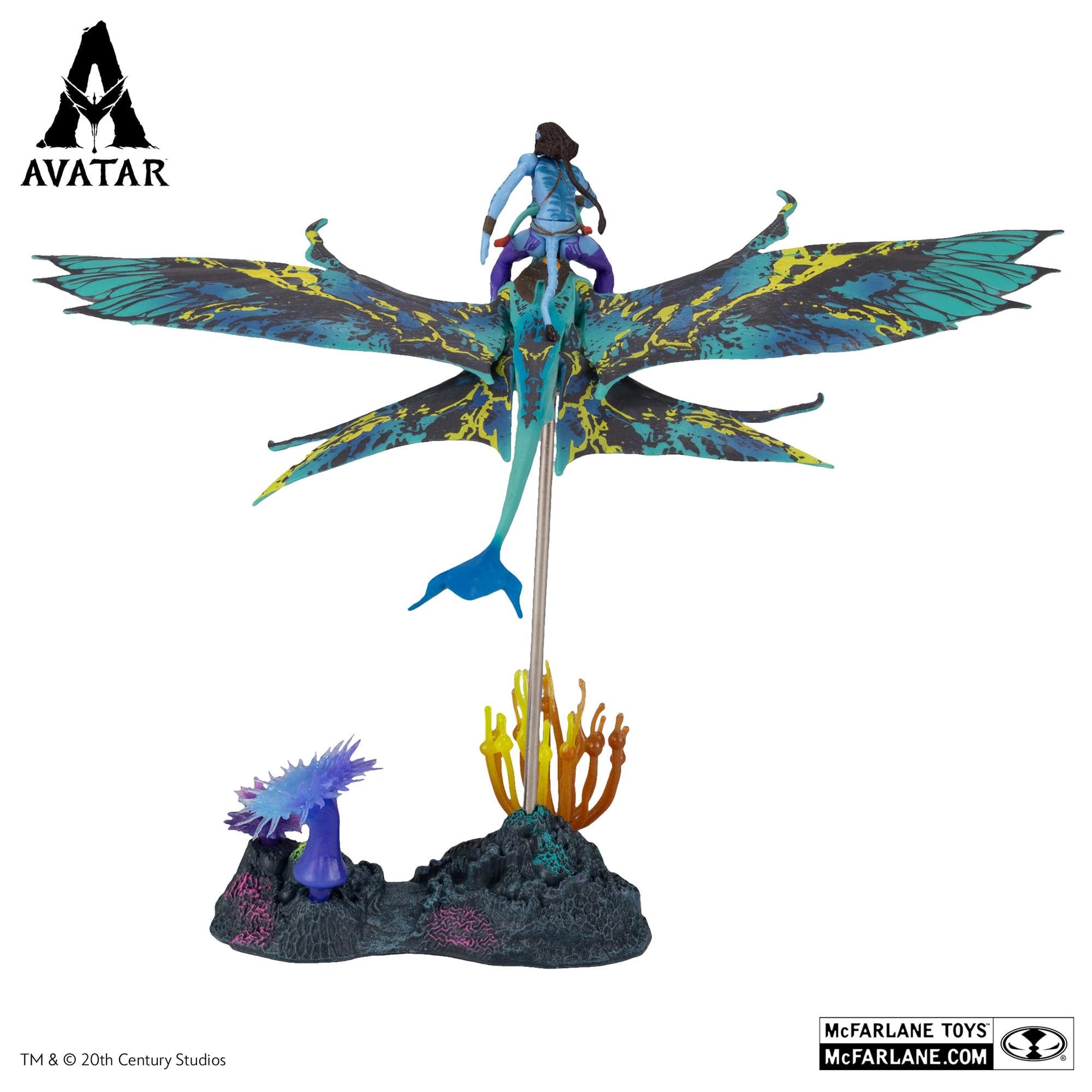Avatar: The Way Of Water Banshee Rider Neytiri Deluxe Action Figure Set