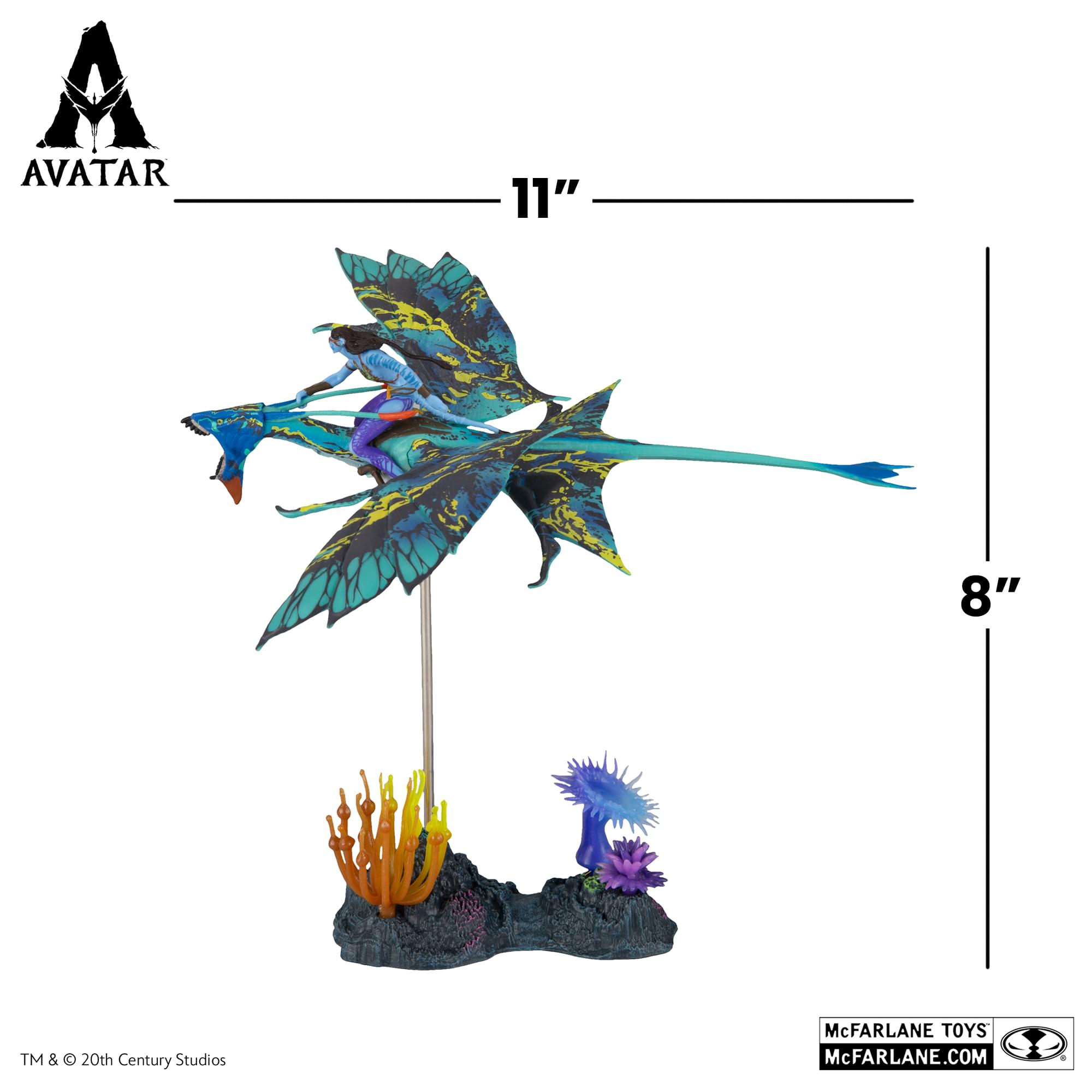 Avatar: The Way Of Water Banshee Rider Neytiri Deluxe Action Figure Set