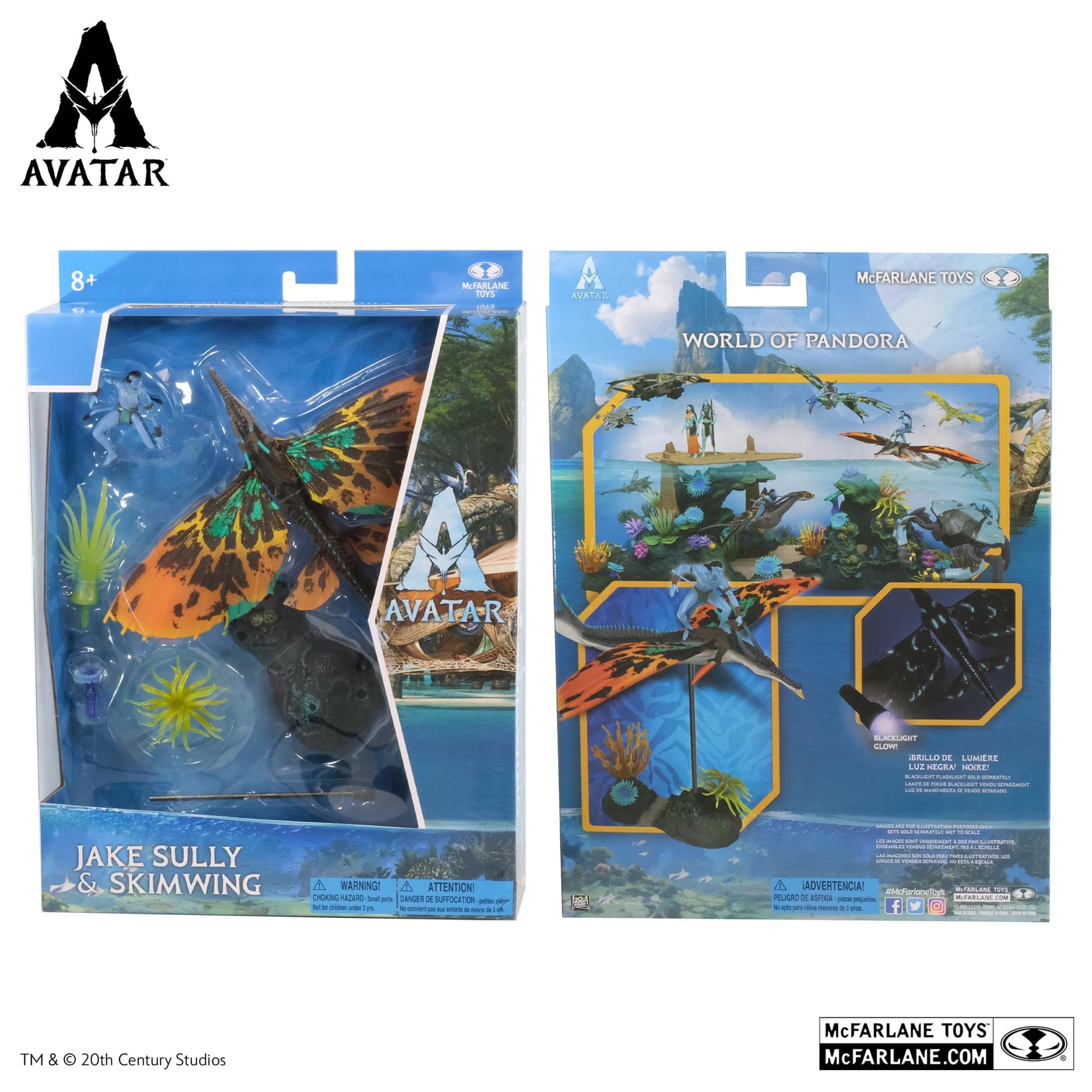 Avatar: The Way Of Water Jake Sully & Skimwing Deluxe Action Figure Set
