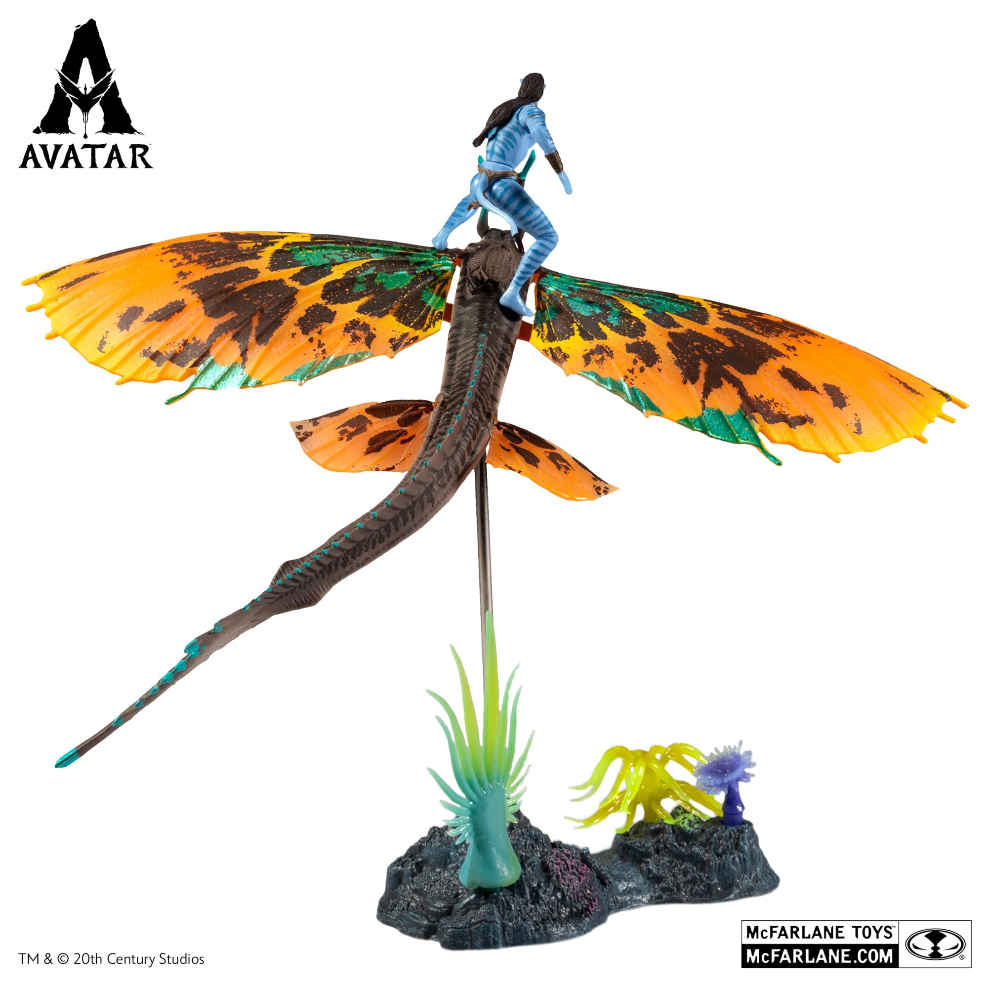 Avatar: The Way Of Water Jake Sully & Skimwing Deluxe Action Figure Set