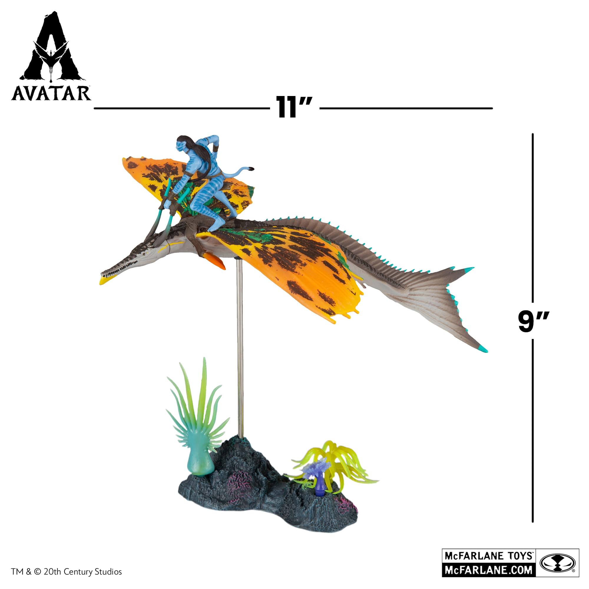Avatar: The Way Of Water Jake Sully & Skimwing Deluxe Action Figure Set