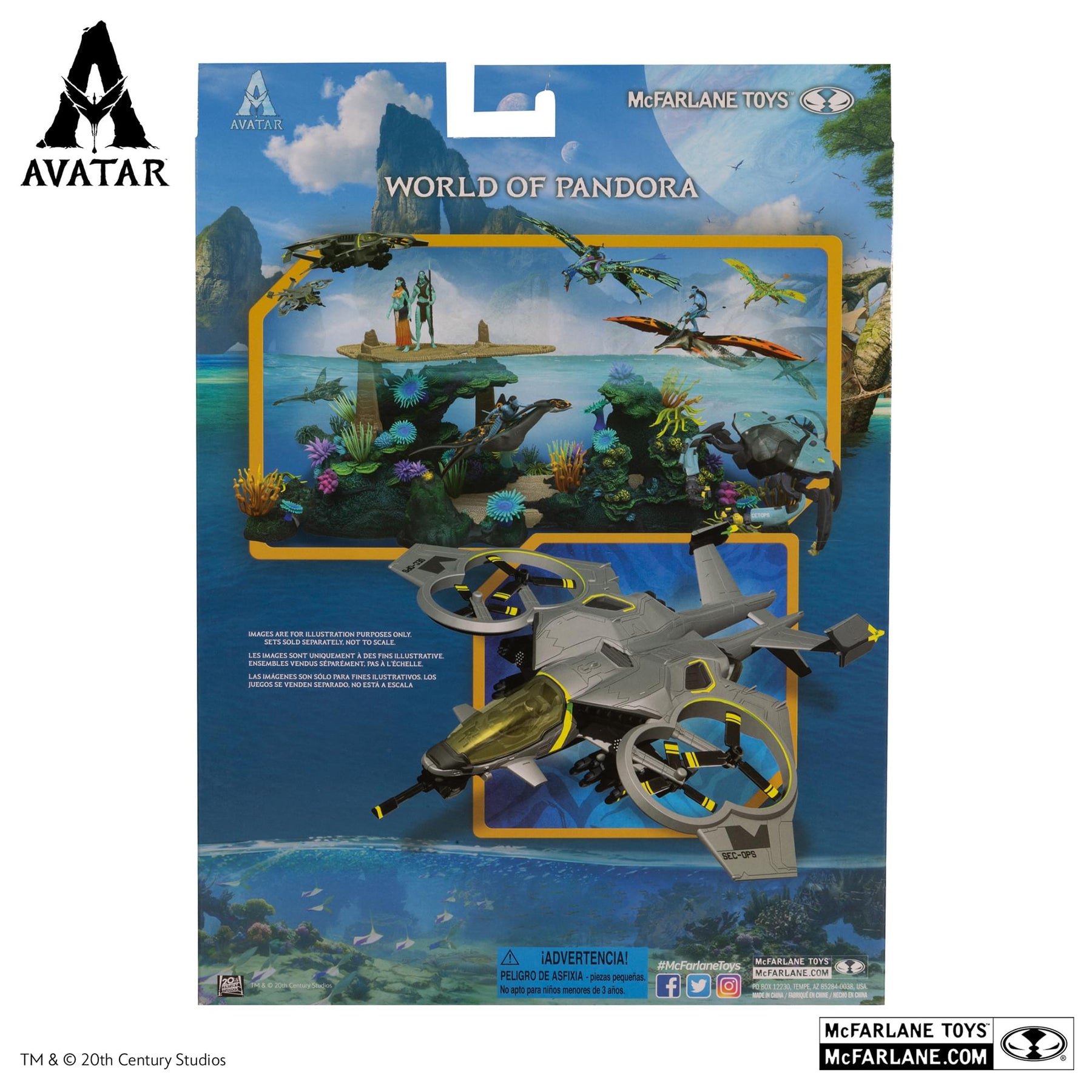 Avatar: The Way Of Water RDA Seawasp Deluxe Vehicle Set