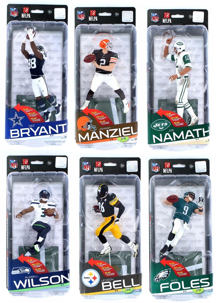 NFL Series 35 McFarlane Action Figure Assorted Sealed Case of 8