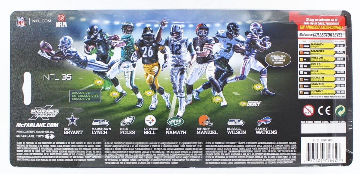 NFL Series 35 McFarlane Figure Cleveland Browns Johnny Manziel Bronze Variant