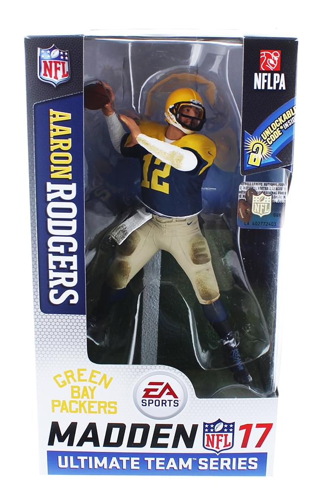 Green Bay Packers Aaron Rodgers Madden NFL 17 Ultimate Team Series 2 Figure