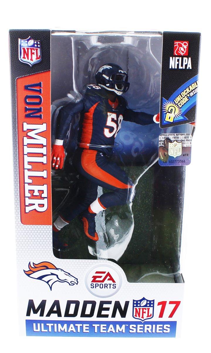 Denver Broncos Madden NFL 17 Series 2 Figure: Von Miller (Blue Jersey Chase)