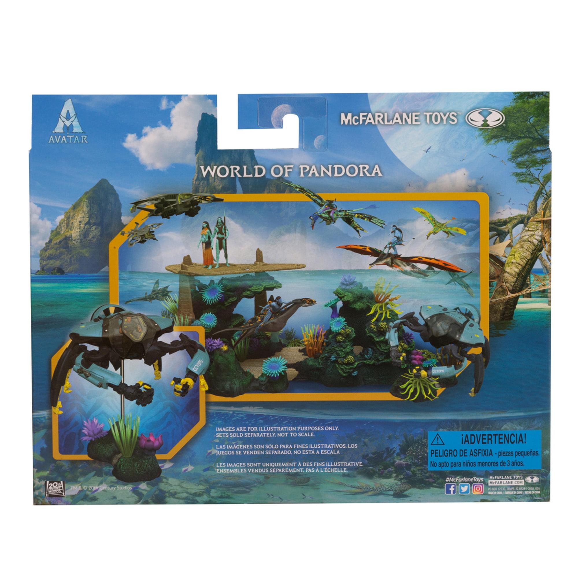 Avatar World of Pandora Figure Set | CET-OPS Crabsuit with RDA Driver