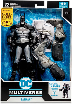 DC Multiverse 7 Inch Action Figure | Arkham City Batman (BW Gold Label)