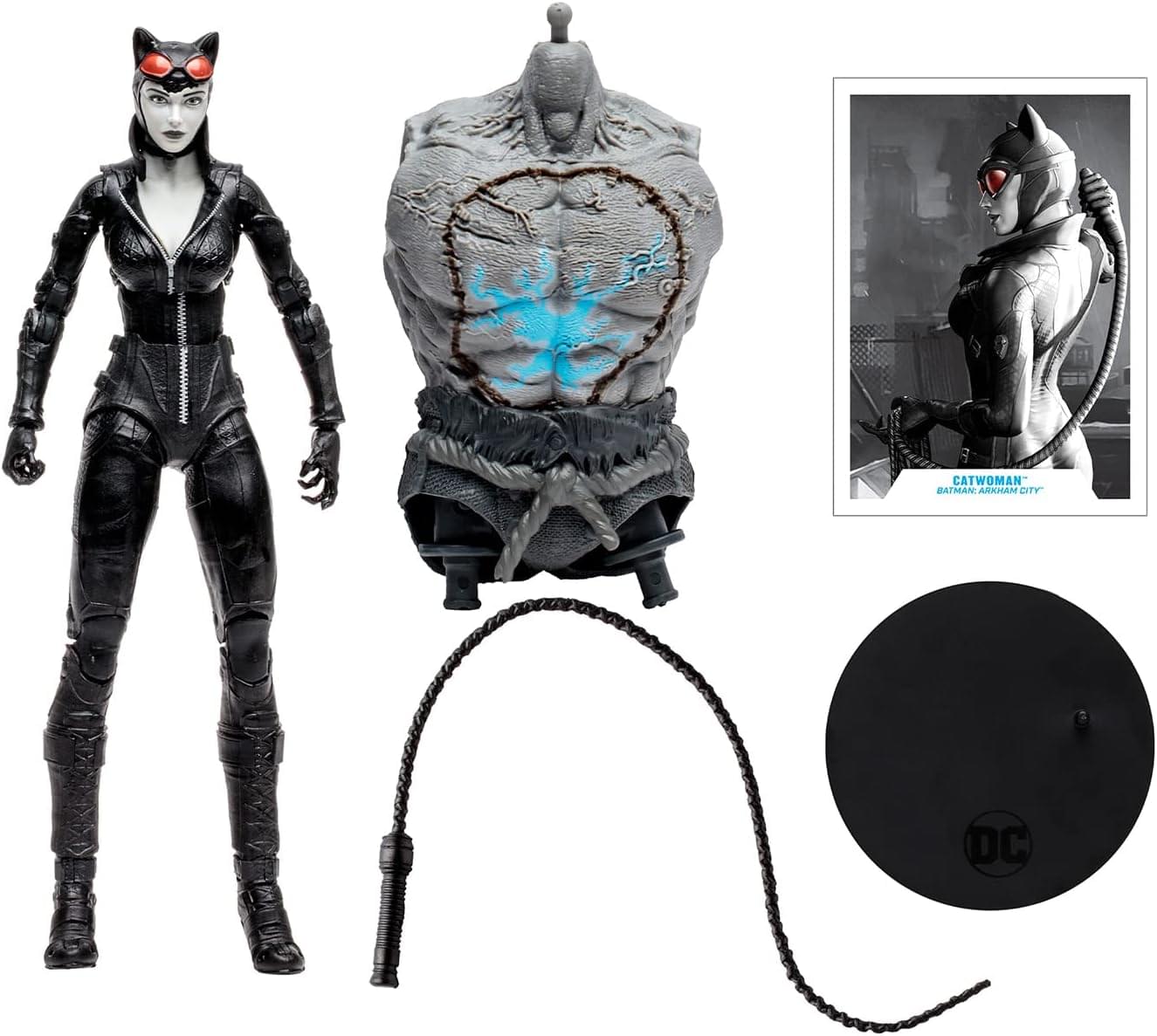 DC Multiverse 7 Inch Action Figure | Arkham City Catwoman (BW Gold Label)