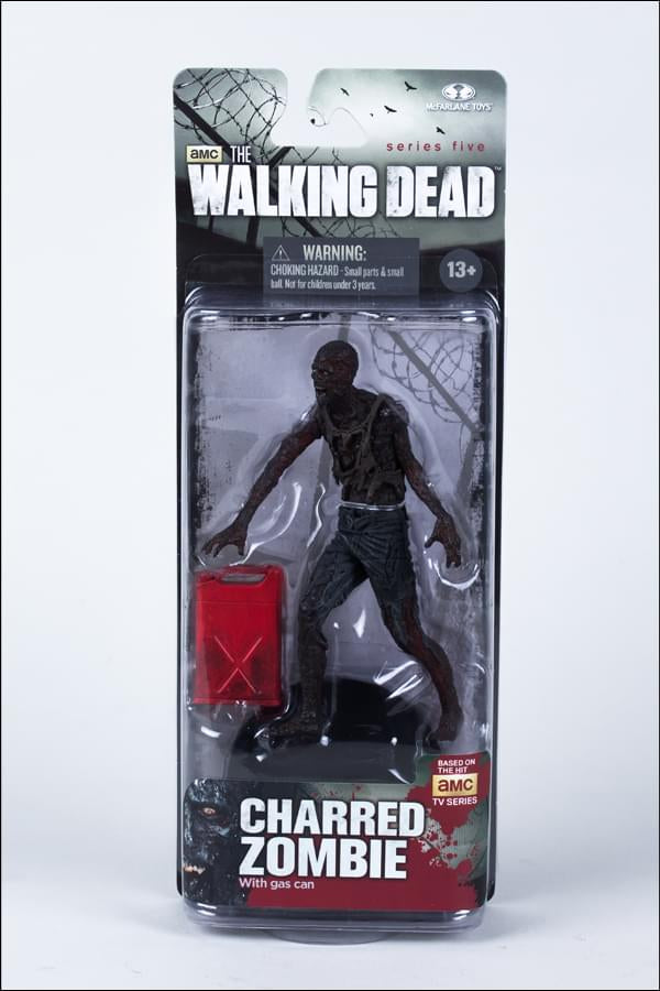 The Walking Dead TV Series 5 5" Action Figure: Charred Zombie