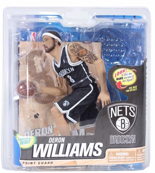 Brooklyn Nets McFarlane NBA Series 22 Figure: Deron Williams (Black Jersey Variant)