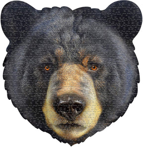 I AM Bear 550 Piece Animal Head-Shaped Jigsaw Puzzle
