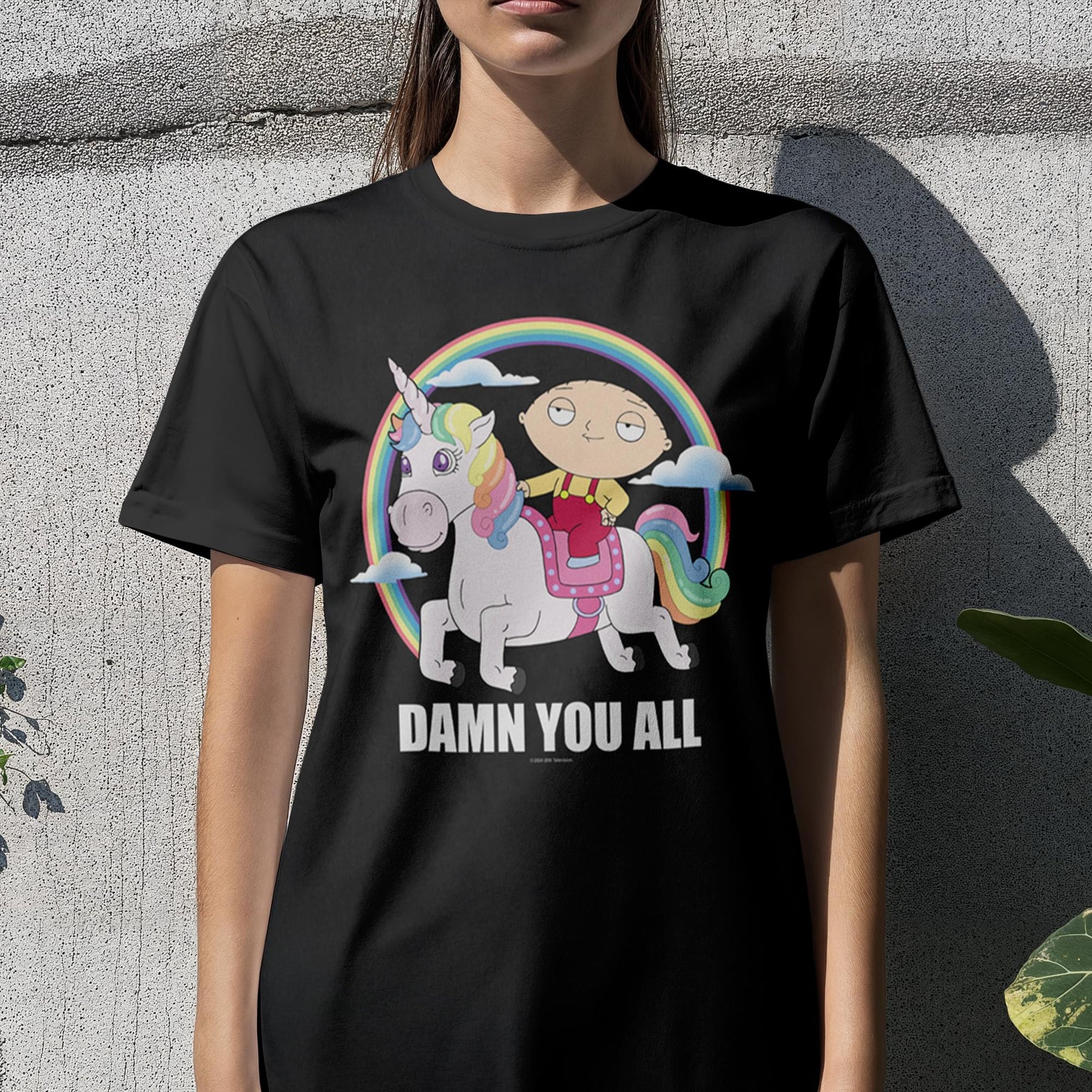 Family Guy Stewie Unicorn Short Sleeve T-Shirt