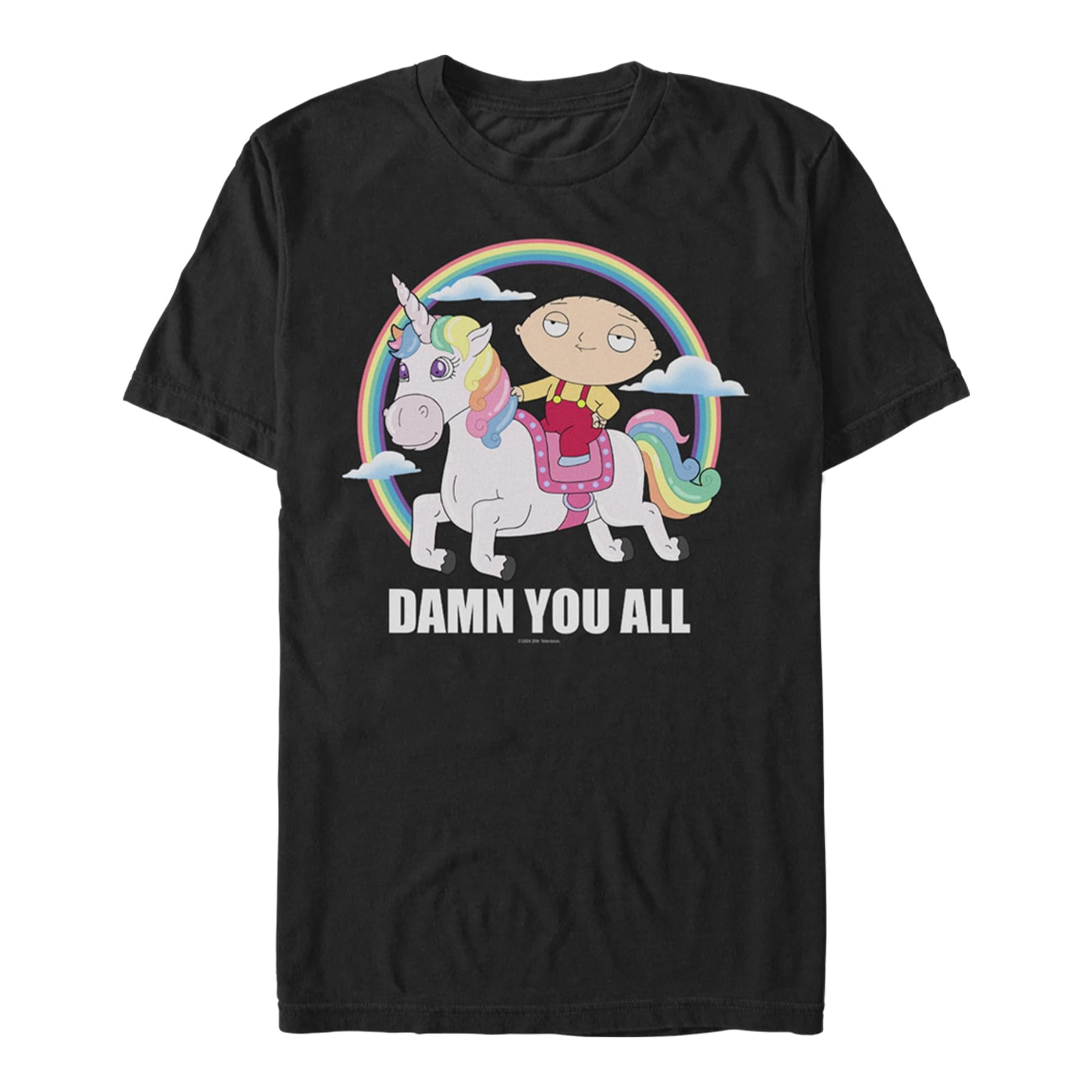 Family Guy Stewie Unicorn Short Sleeve T-Shirt