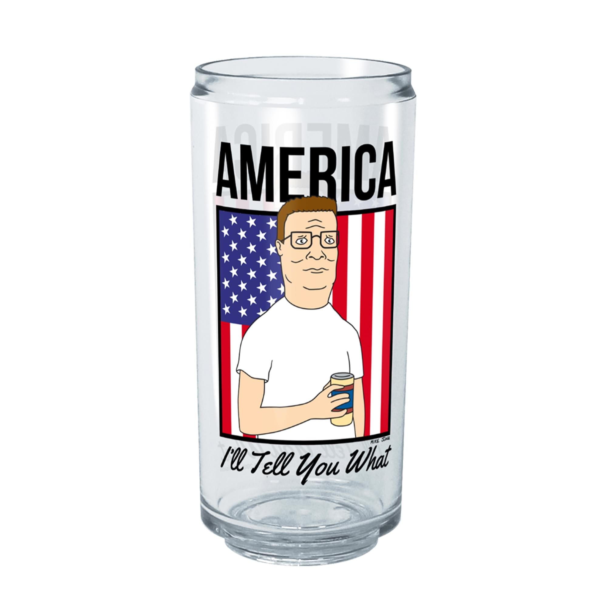 King of the Hill "America I'll Tell You What" 16 Ounce Plastic Can Cup