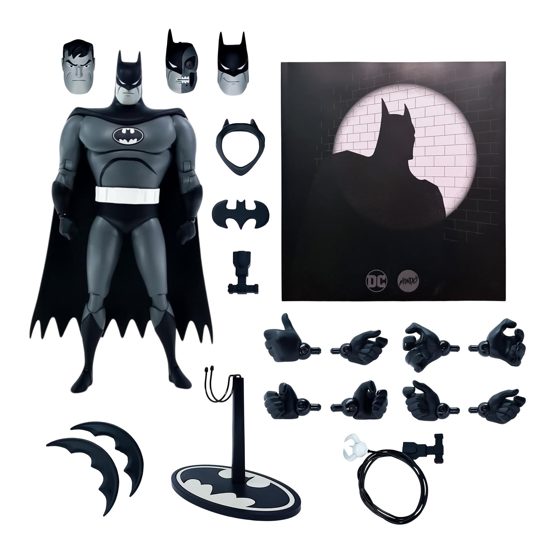 Batman: The Animated Series 1:6 Scale Action Figure | Batman (Noir Ver.)