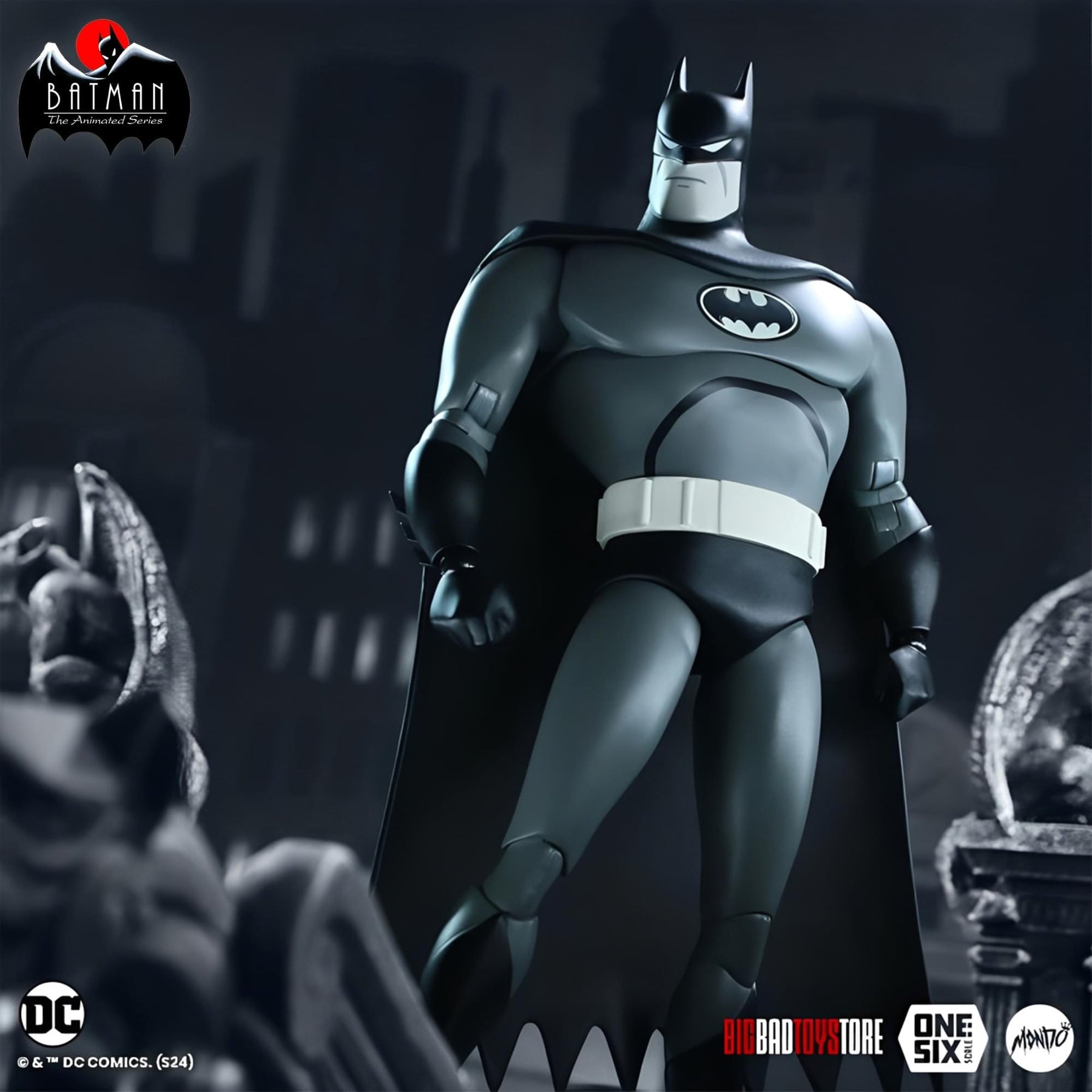 Batman: The Animated Series 1:6 Scale Action Figure | Batman (Noir Ver.)